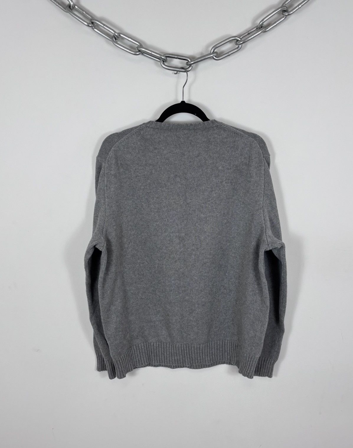Polo Ralph Lauren Polo Ralph Lauren Men’s Classic Grey Knit Sweater Pullover Size US XL / EU 56 / 4 - 10 Thumbnail