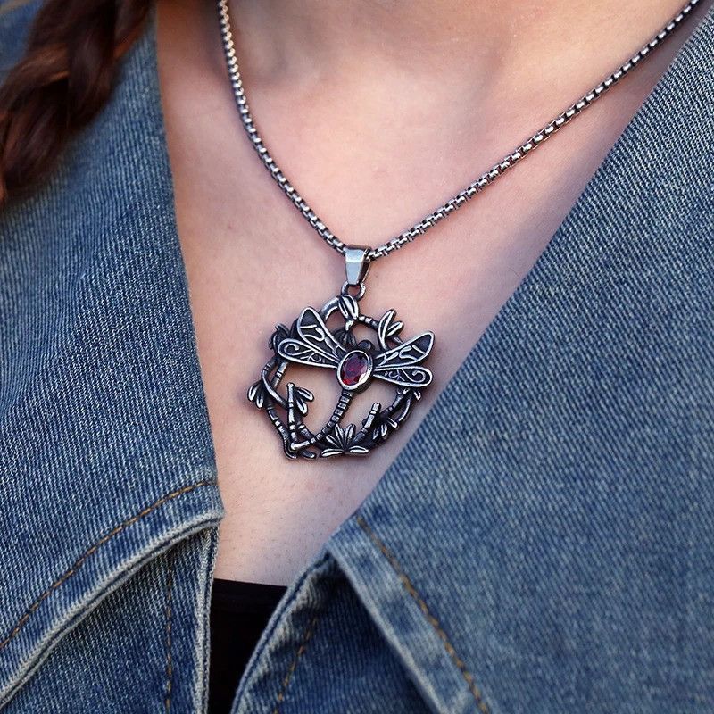 Jewelry Dragonfly Necklace Size ONE SIZE - 2 Thumbnail