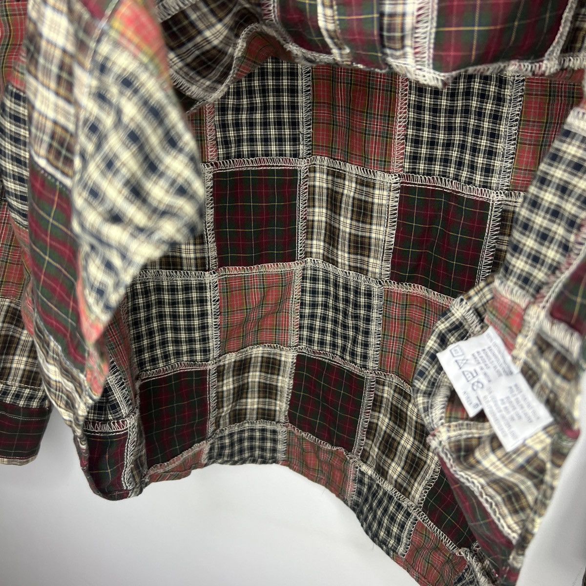 Polo Ralph Lauren Vintage polo Ralph Lauren flannel patchwork shirt checkered Size US XXL / EU 58 / 5 - 8 Thumbnail