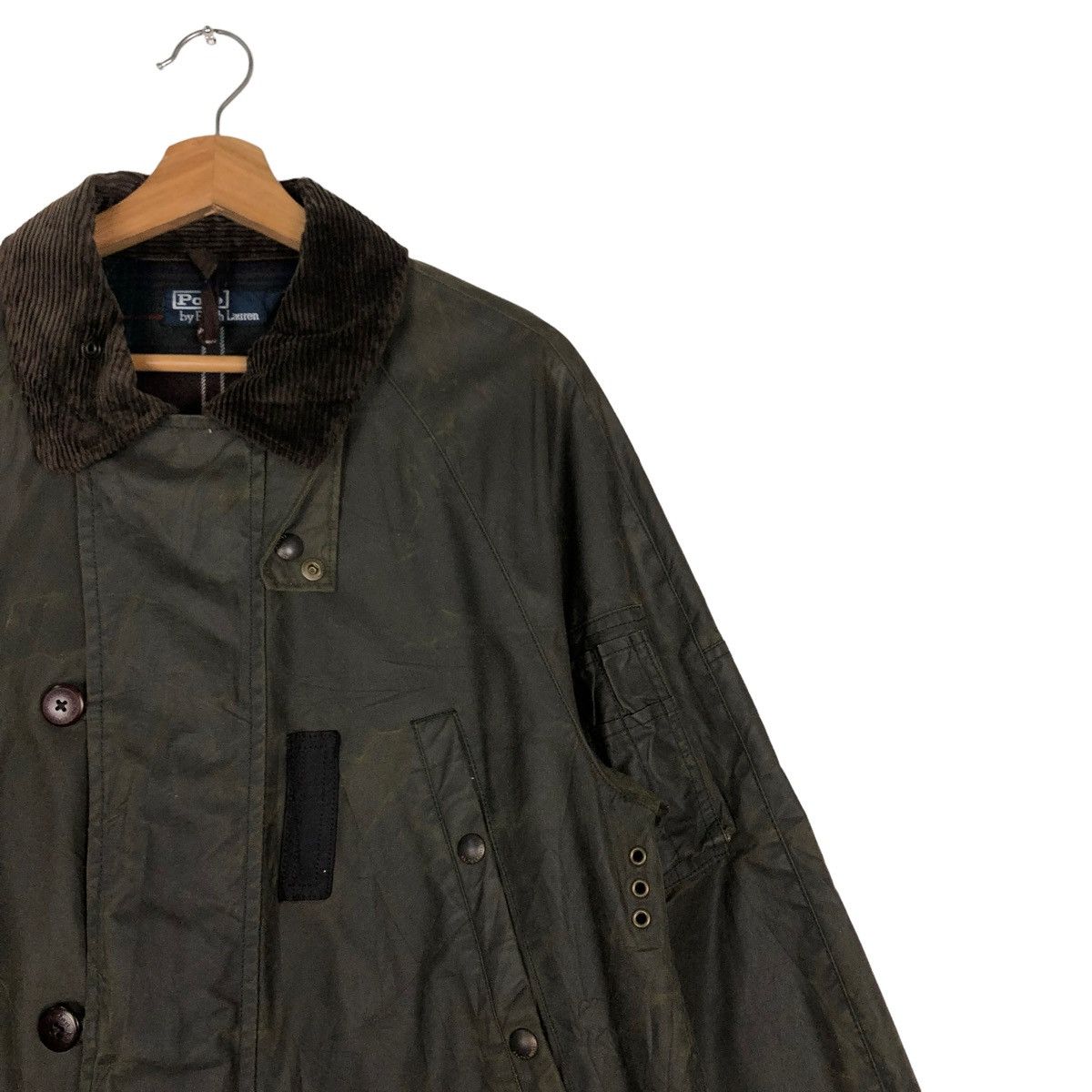 Polo Ralph Lauren VINTAGE HUNTING WAX JACKET BLANKET LINING POLO RALPH LAUREN Size US L / EU 52-54 / 3 - 4 Thumbnail