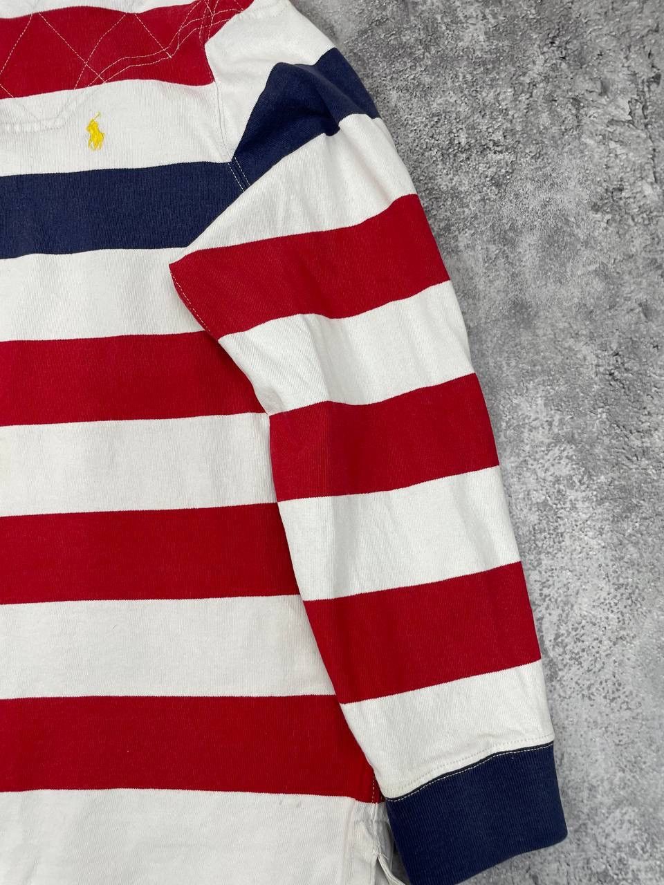 Polo Ralph Lauren Polo Ralph Lauren Men Rugby Shirt Custom Fit Striped Size US L / EU 52-54 / 3 - 3 Thumbnail
