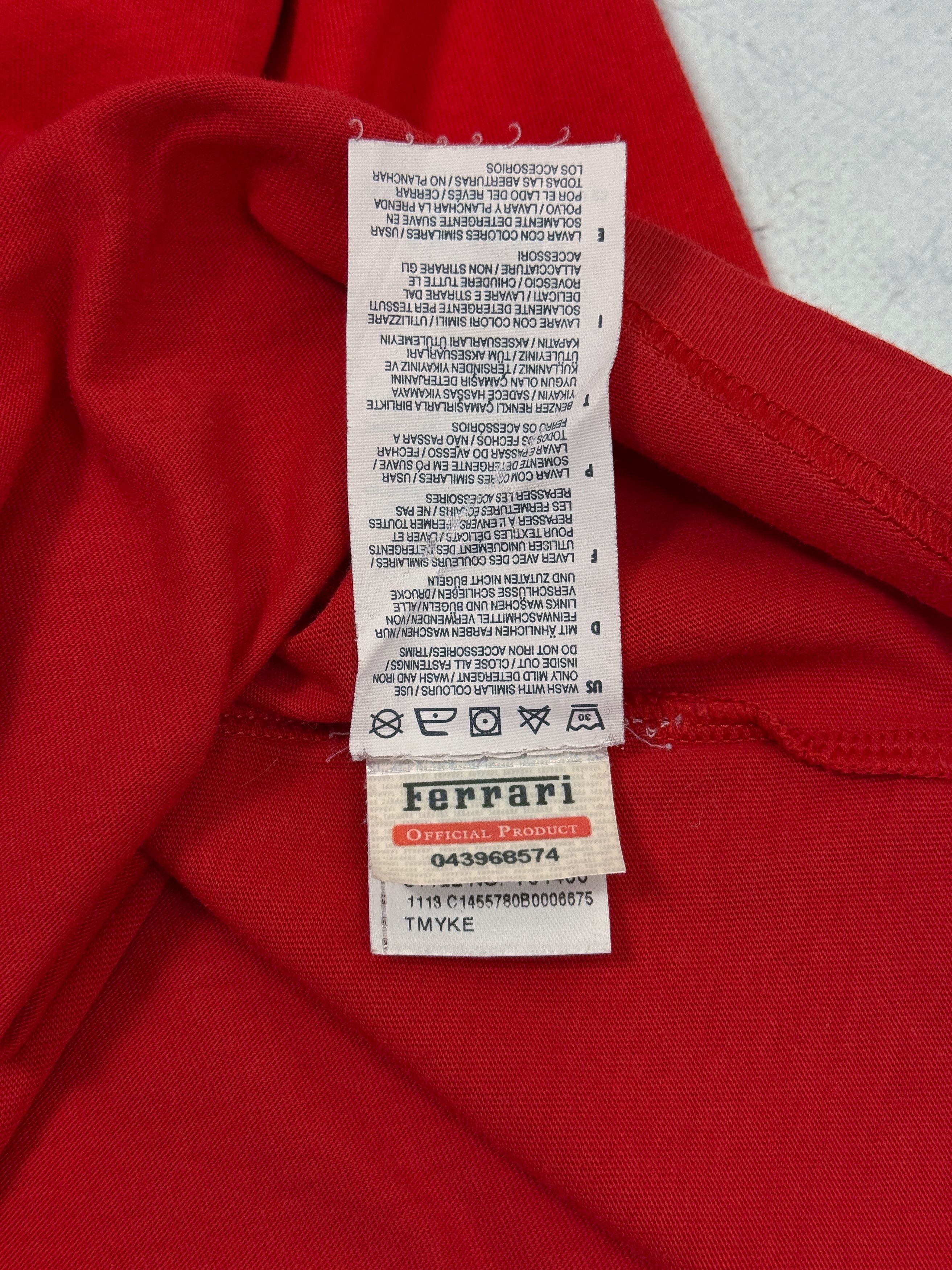 Ferrari Puma & Scuderia Ferrari Polo T-Shirt Santander Pirelli F1 Size US XL / EU 56 / 4 - 15 Thumbnail