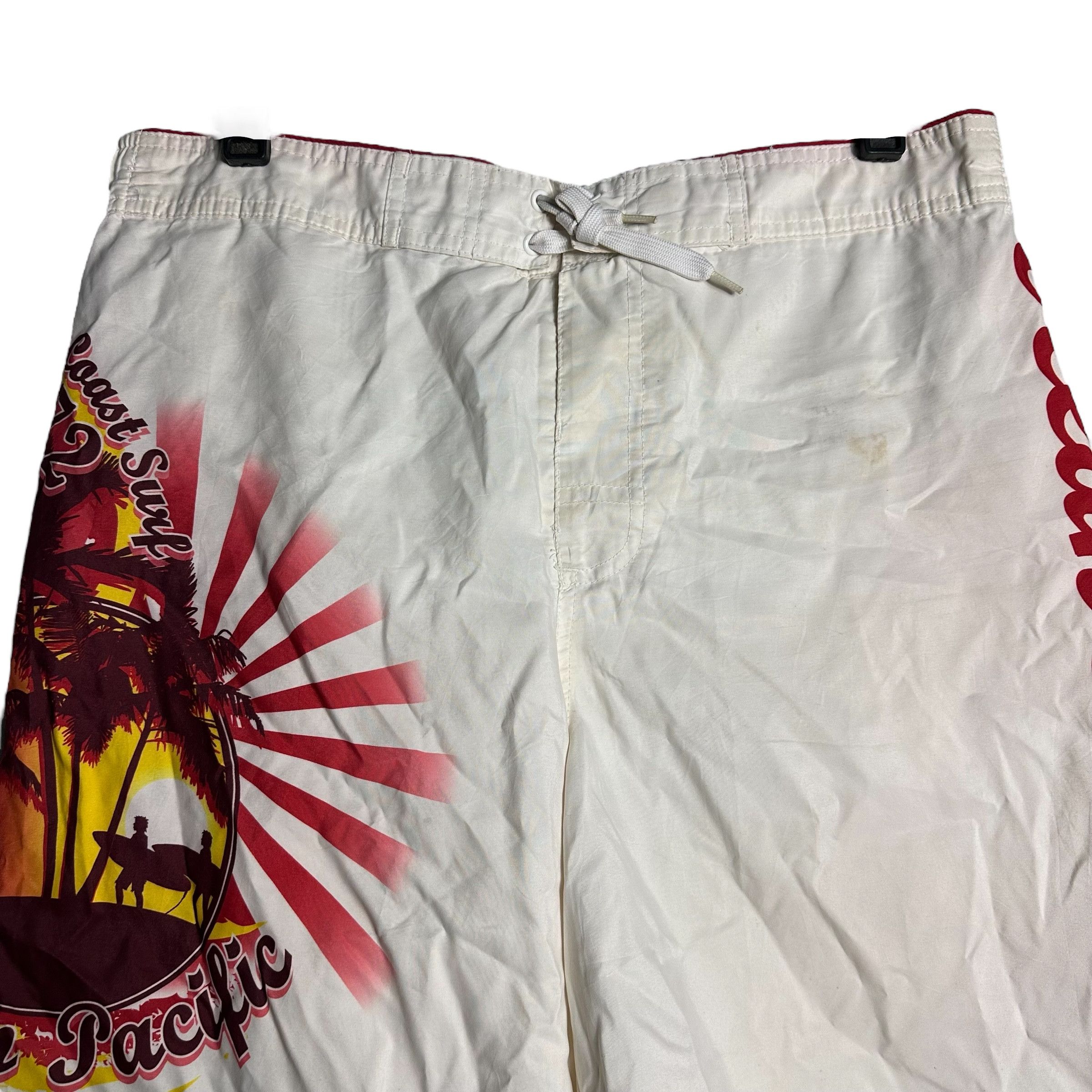 Ocean Pacific × Vintage 🔥RARE🔥Vintage Ocean Pasific OP Surf Swim Shorts Size US 34 / EU 50 - 2 Thumbnail