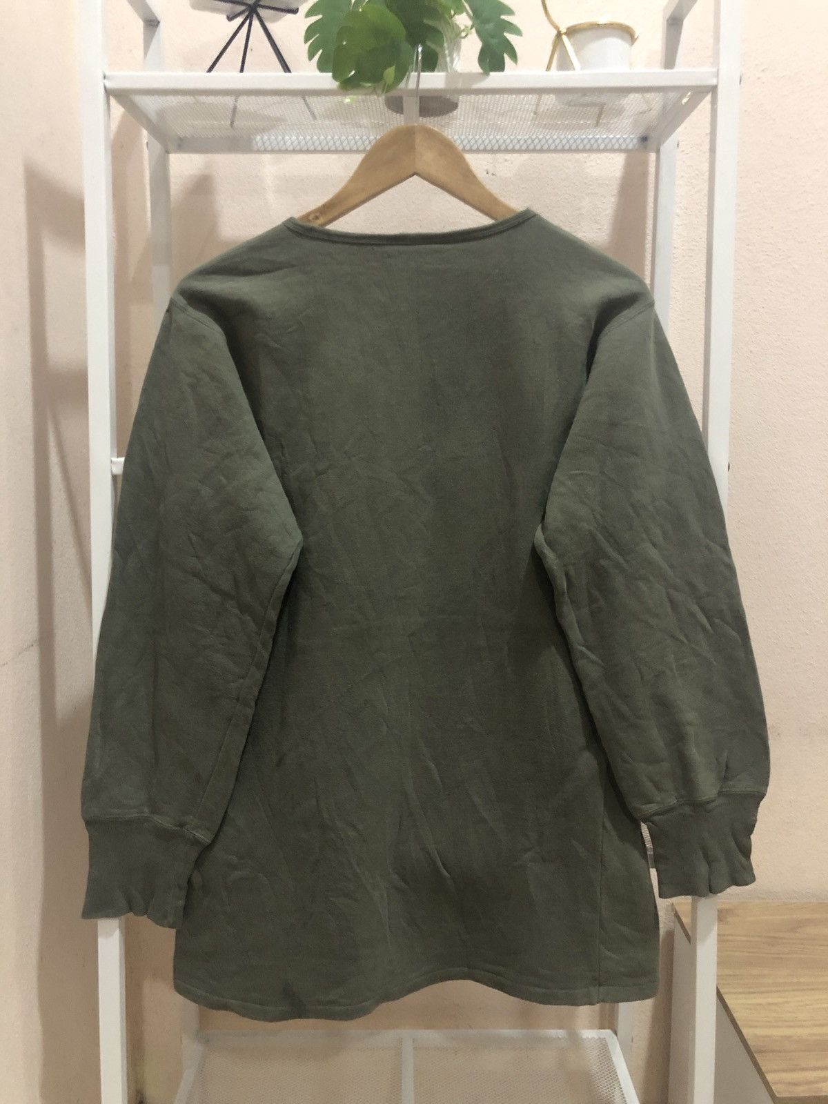 Other Vintage 80s French Army Sweatshirts Thermal Pullover Size US M / EU 48-50 / 2 - 2 Thumbnail