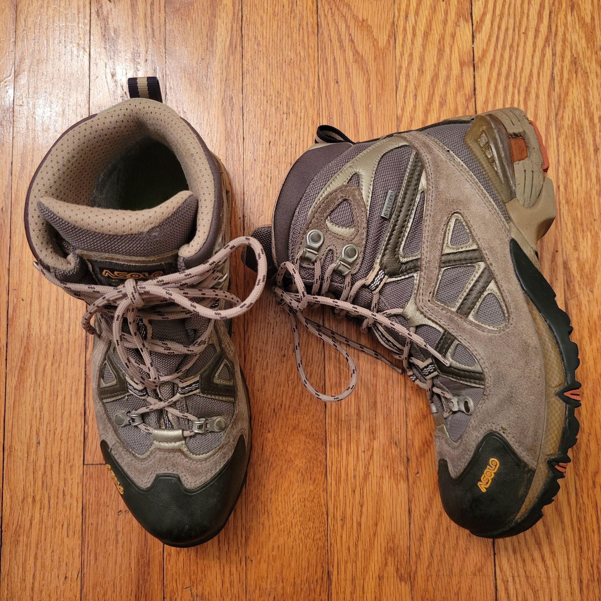 Other Asolo ATTIVA GTX Hiking Boots 7.5 Brown High Top Lace Up Wat Size US 7.5 / IT 37.5 - 14 Thumbnail