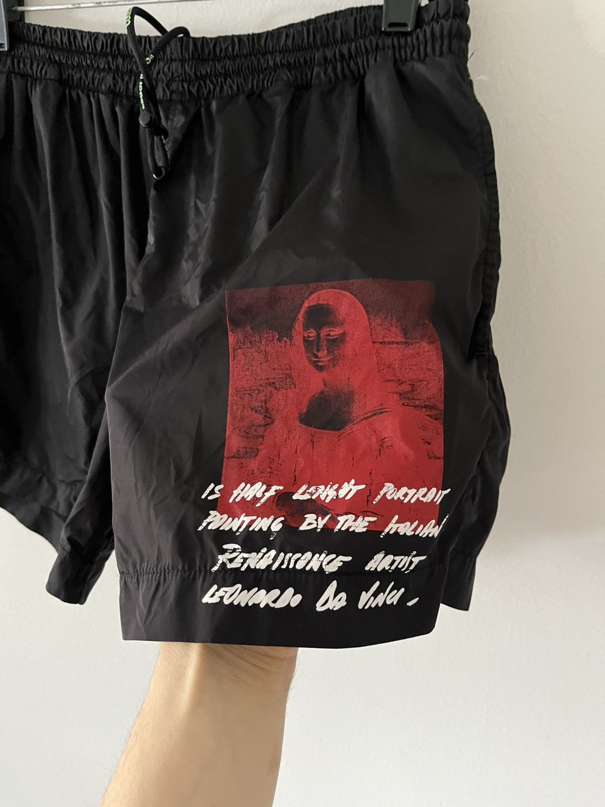 Off-White Off-White Black Monnalisa Swim Shorts Virgil Abloh Size US 31 - 2 Thumbnail