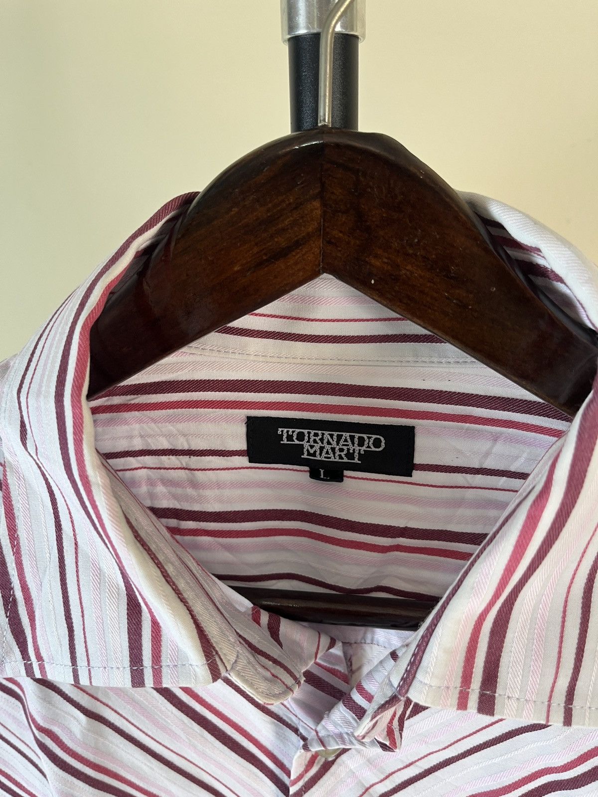 Tornado Mart Tornado Mart Striped Shirt Size US L / EU 52-54 / 3 - 4 Thumbnail