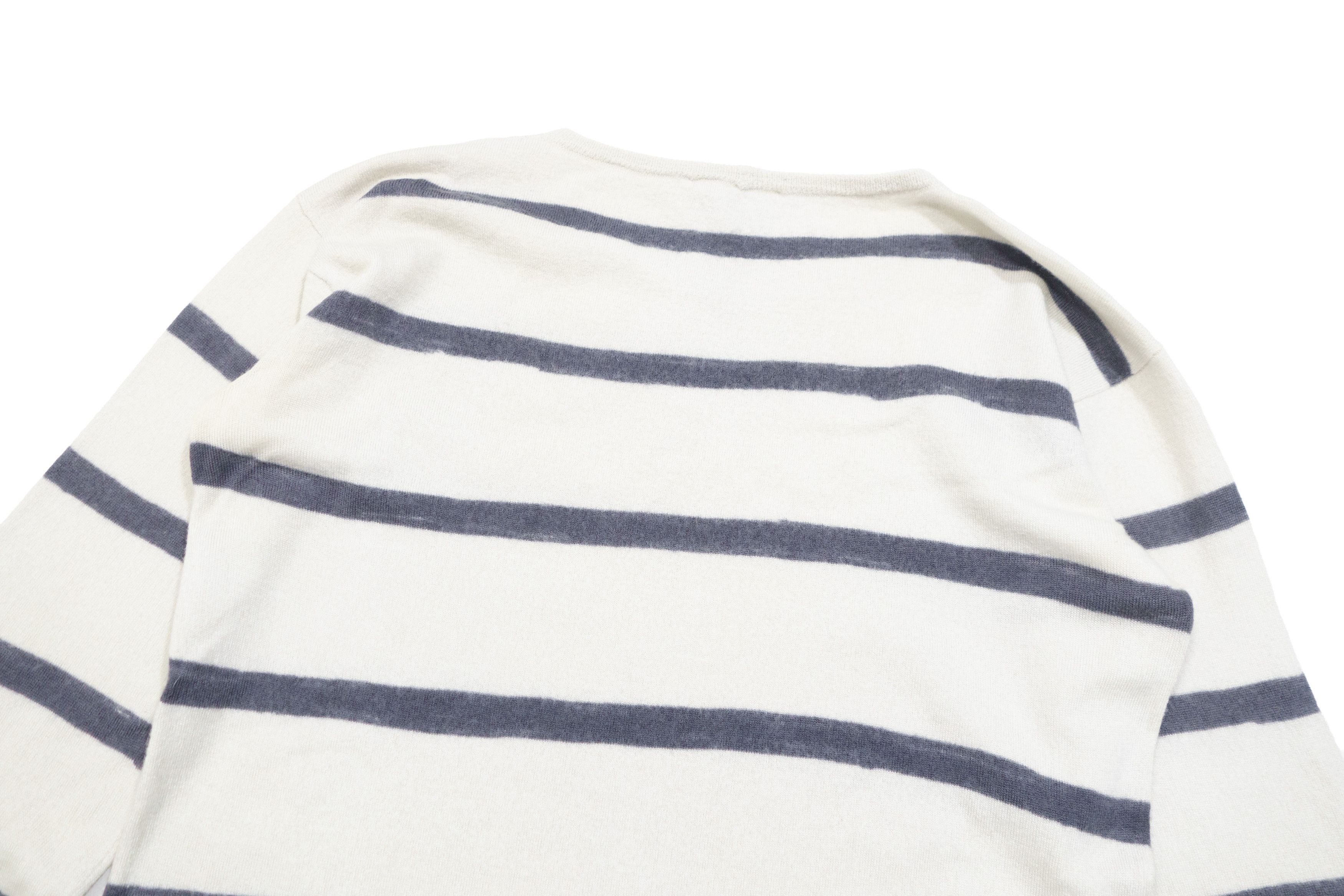 Jil Sander Striped Crewneck Wool Sweater Size XS / US 0-2 / IT 36-38 - 5 Thumbnail