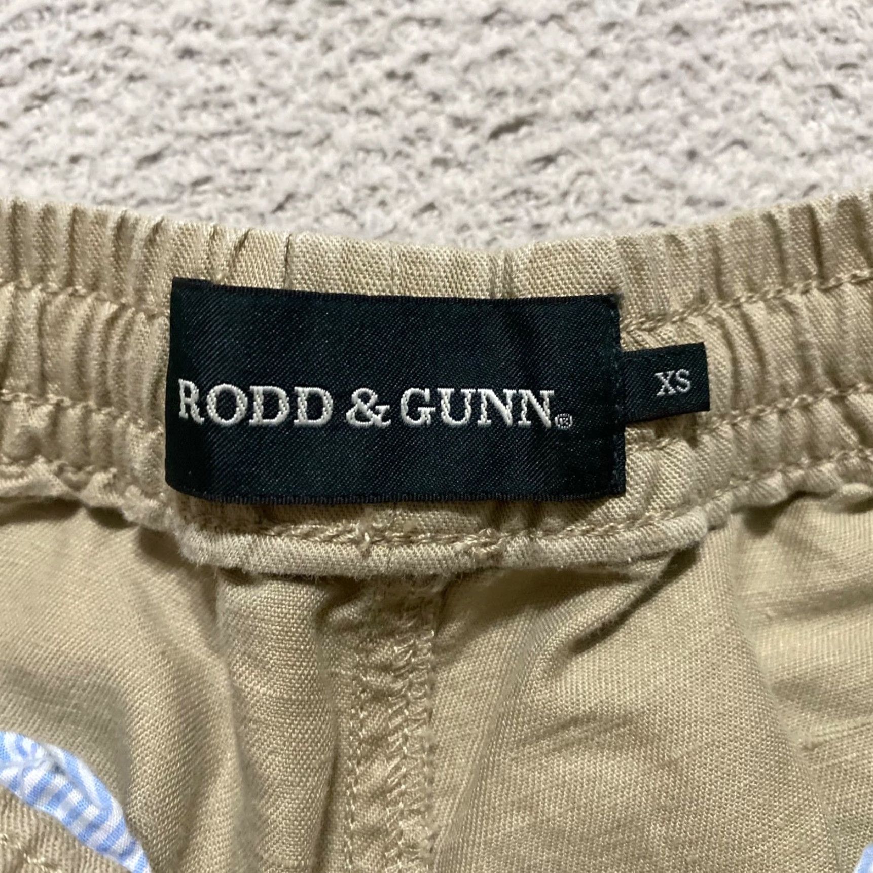 Rodd & Gunn Rodd & Gunn Mens XS Shorts Beige Linen Blend Chino Outdoor Beach Casual Pull On Size US 27 - 3 Thumbnail