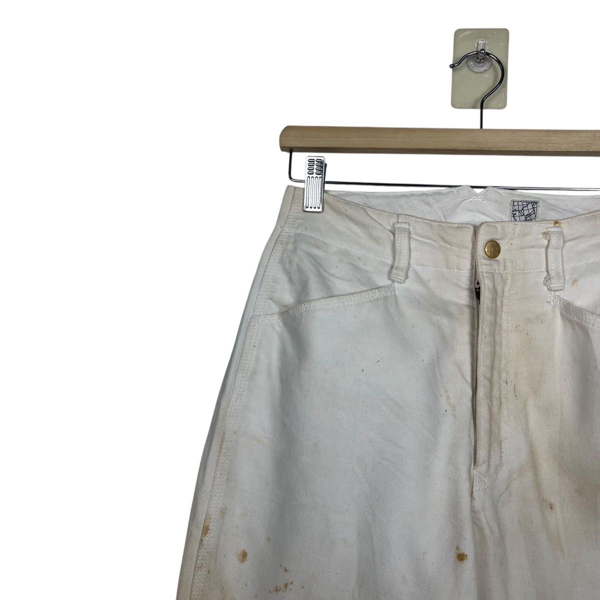 Junko Shimada Vintage Part 2 By Junko Shimada Distressed Stain Denim Size US 26 / EU 42 - 6 Thumbnail