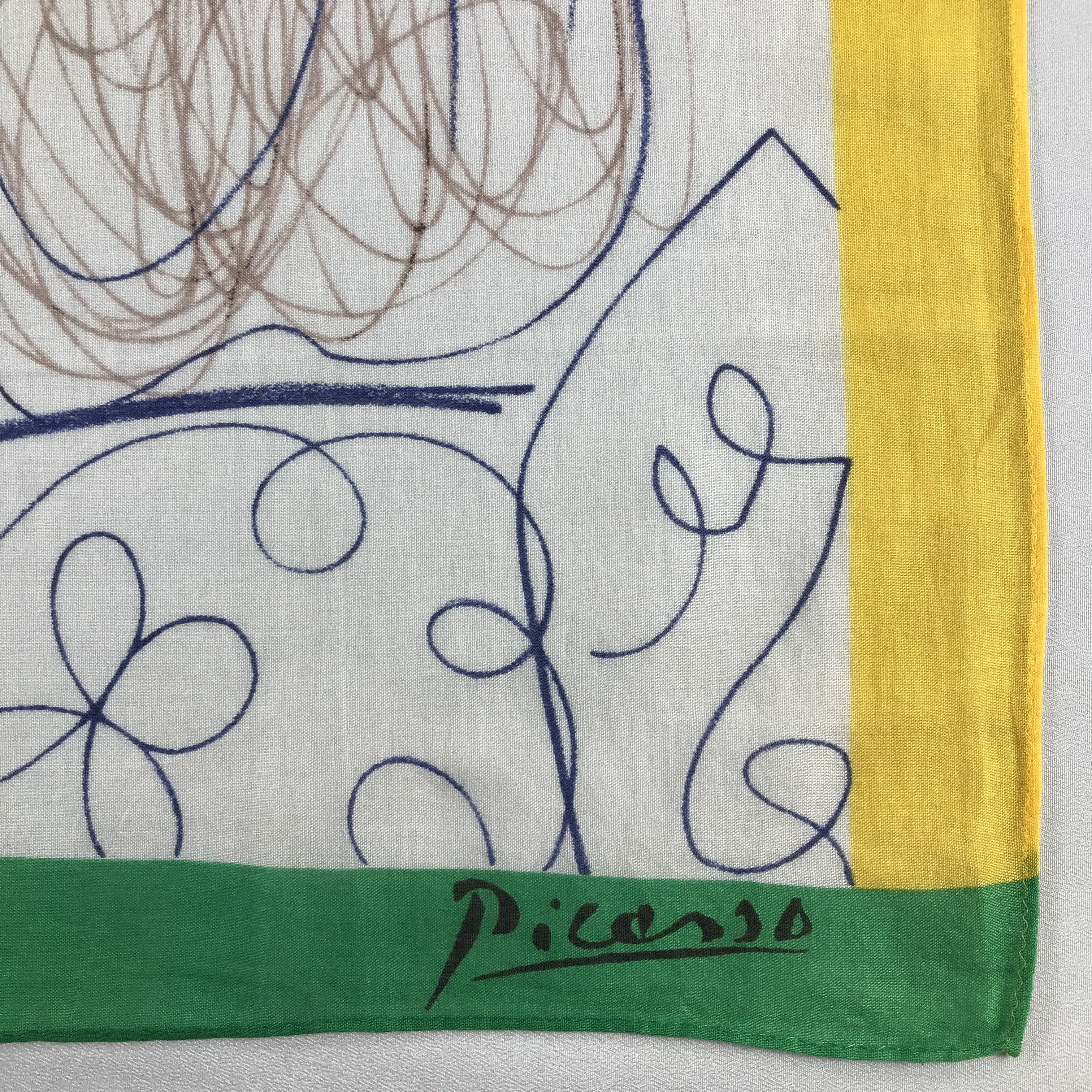 Paloma Picasso Picasso Handkerchief / Bandana / Neckerchief C657 Size ONE SIZE - 6 Thumbnail
