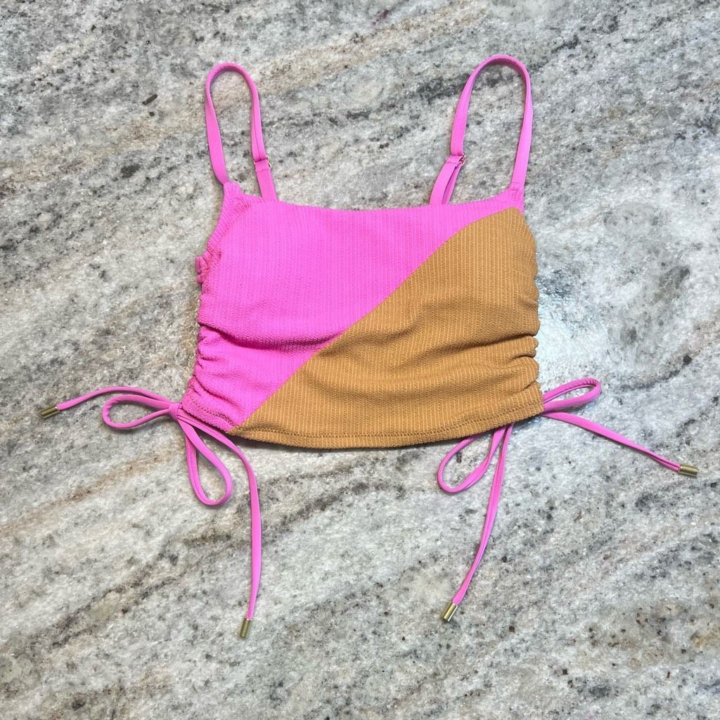 Other Sanctuary Balancing Act Shirred-Side Cropped Pink Aura Tanki Size XS / US 0-2 / IT 36-38 - 10 Thumbnail