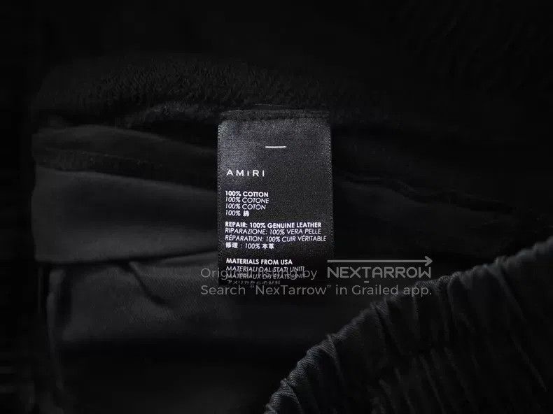 Amiri Amiri Size XS Black Destroyed Patchwork Sweatpants Size US 29 - 6 Thumbnail
