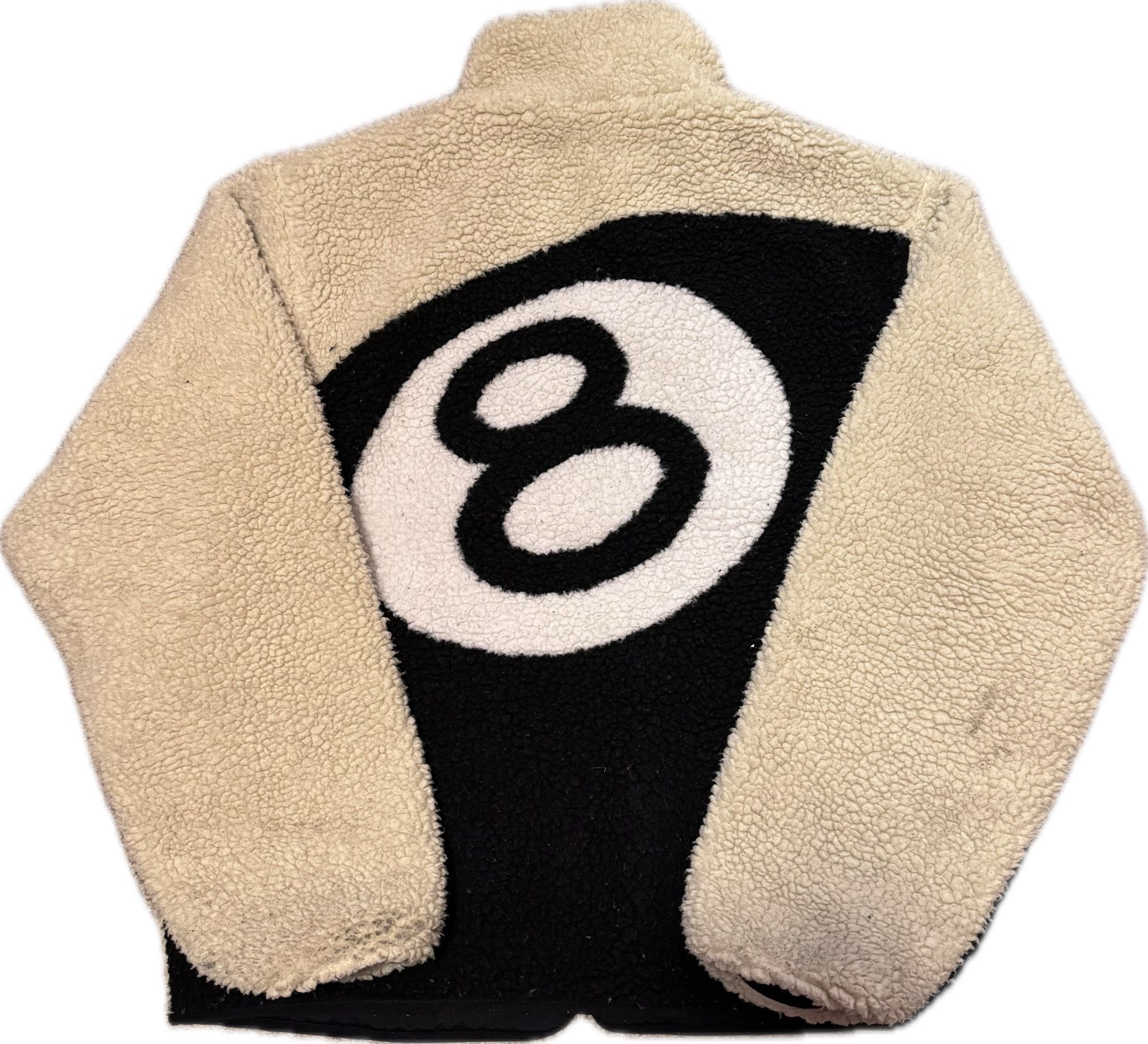 Stussy Stussy 8 Ball Sherpa Reversible Jacket | Grailed