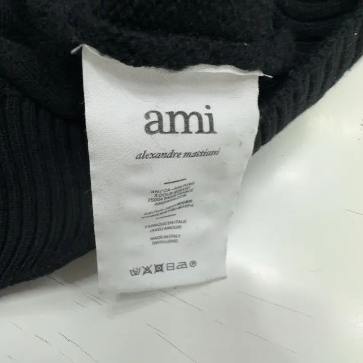 AMI Amiparis Red Heart Pattern Knit Sweater -2507 Size US M / EU 48-50 / 2 - 3 Thumbnail