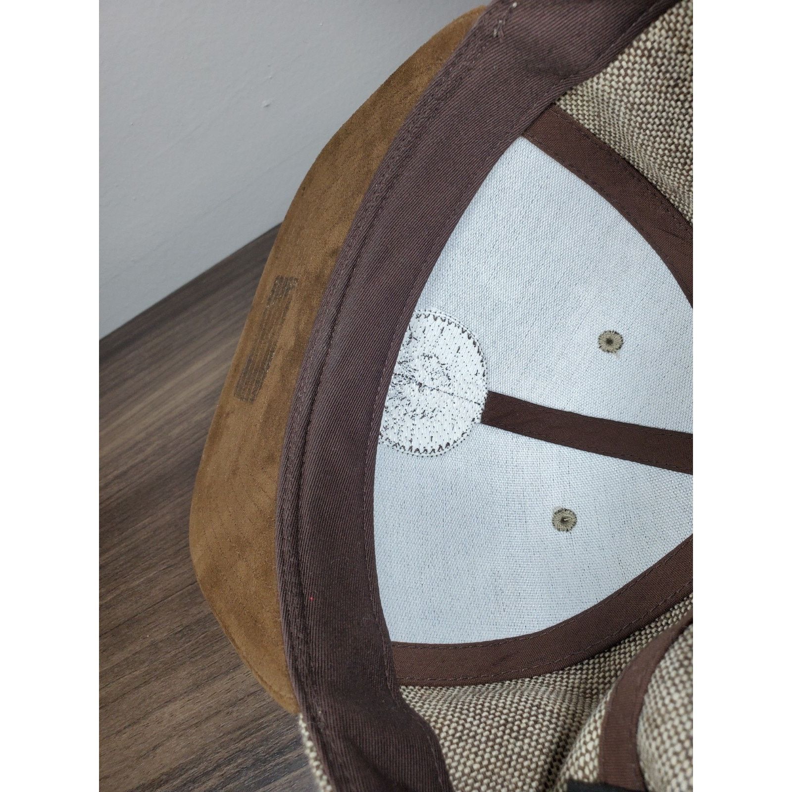 Brixton Brixton MFG Company Snapback Cap Hat Brown Tan Leather Patch Size ONE SIZE - 14 Thumbnail