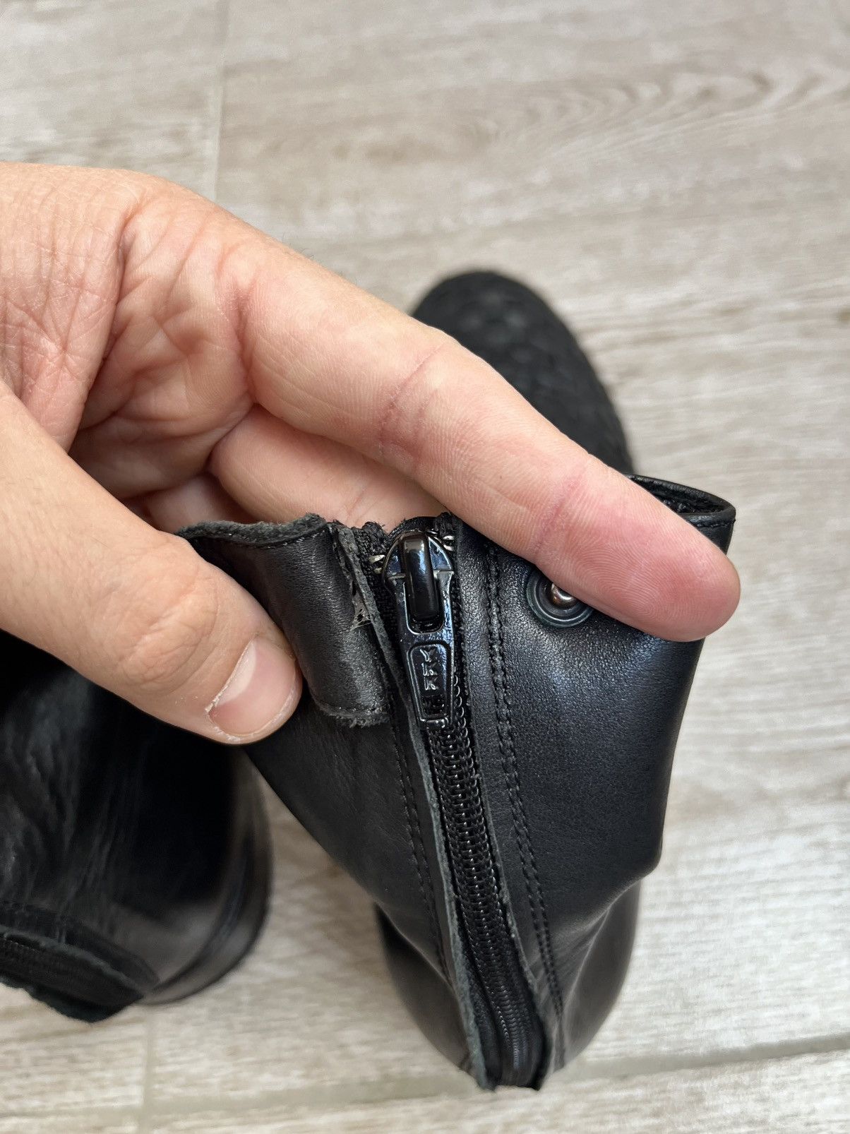 The Last Conspiracy The Last Conspiracy Bottega Veneta Style Leather Boots 90s Size US 6.5 / EU 39-40 - 13 Thumbnail
