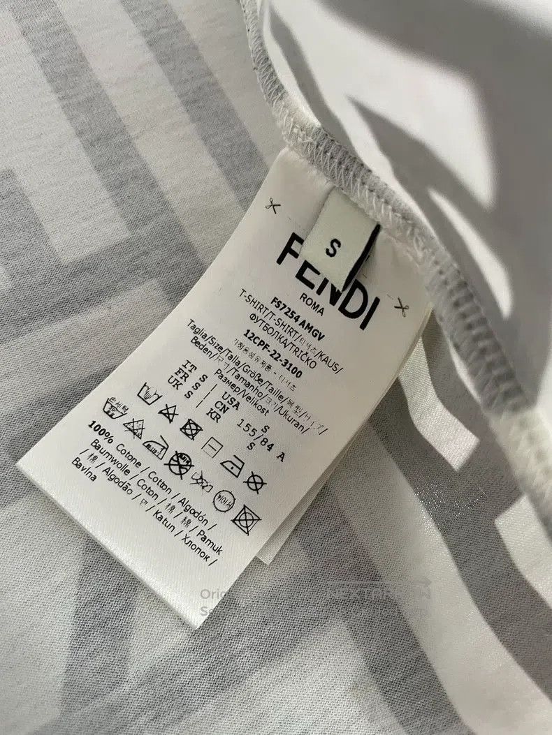 Fendi Fendi Letter Printed Short Sleeve Size S / US 4 / IT 40 - 4 Thumbnail