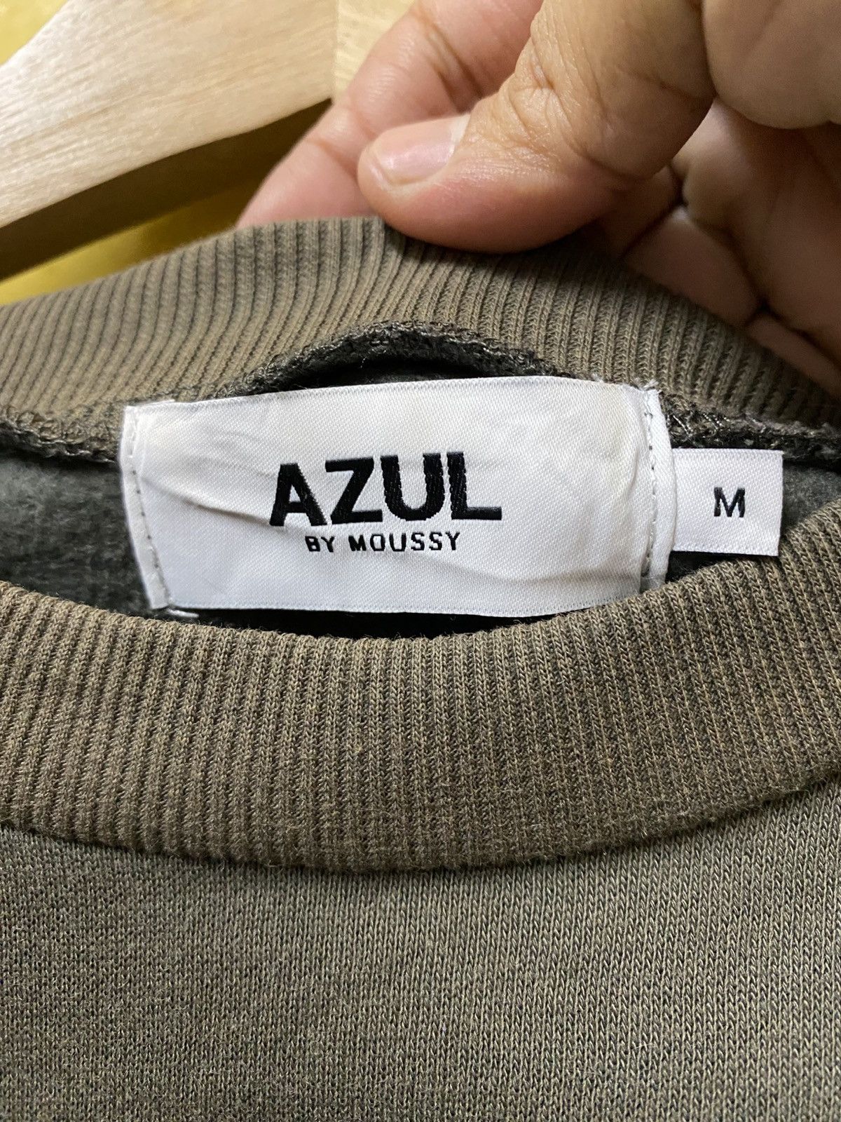 MOUSSY Azul By Moussy Sweatshirt Crewneck Green Size US M / EU 48-50 / 2 - 5 Thumbnail
