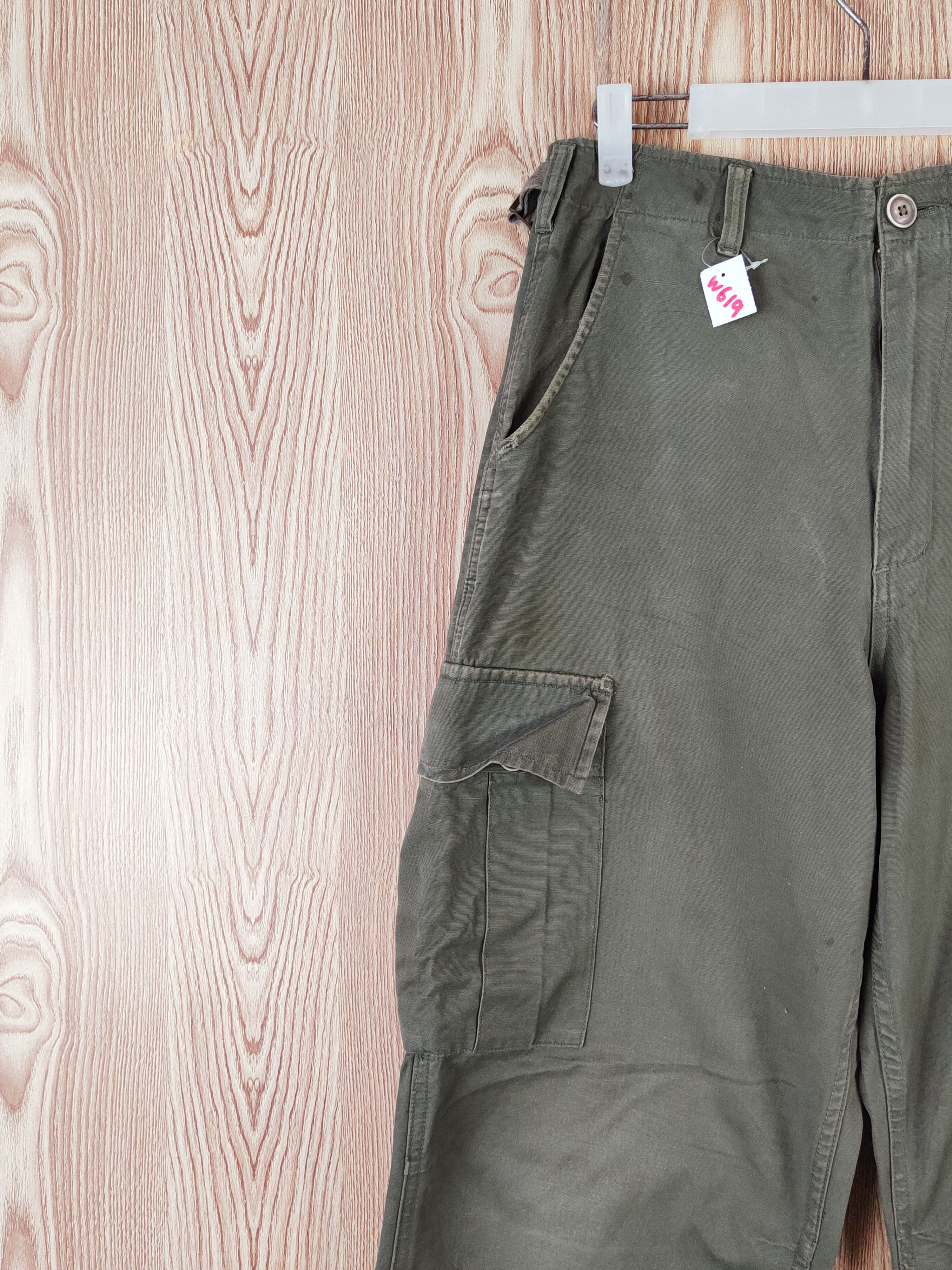 Japanese Brand military vintage Green Tactical Cargo Pants #W619 Size US 30 / EU 46 - 3 Thumbnail