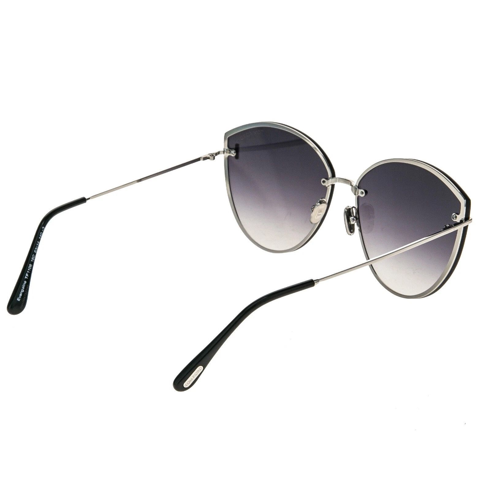 Tom Ford TOM FORD EVANGELINE TF1106 16C Silver Sunglass 1106 FT1106 Size ONE SIZE - 2 Thumbnail