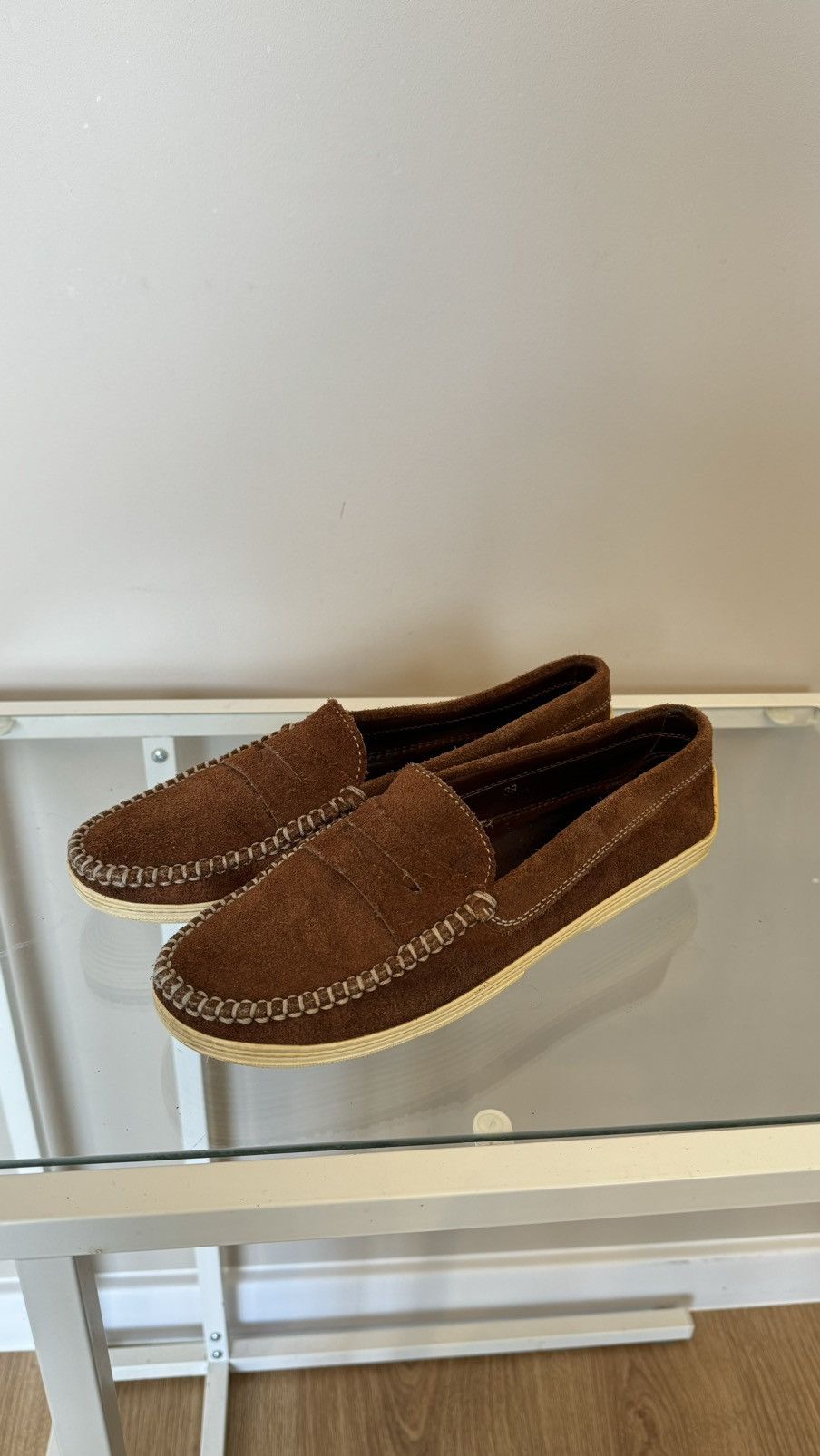 Leather Tod’s suede brown leather loafers vibram made in Italy Size US 8 / IT 38 - 1 Thumbnail
