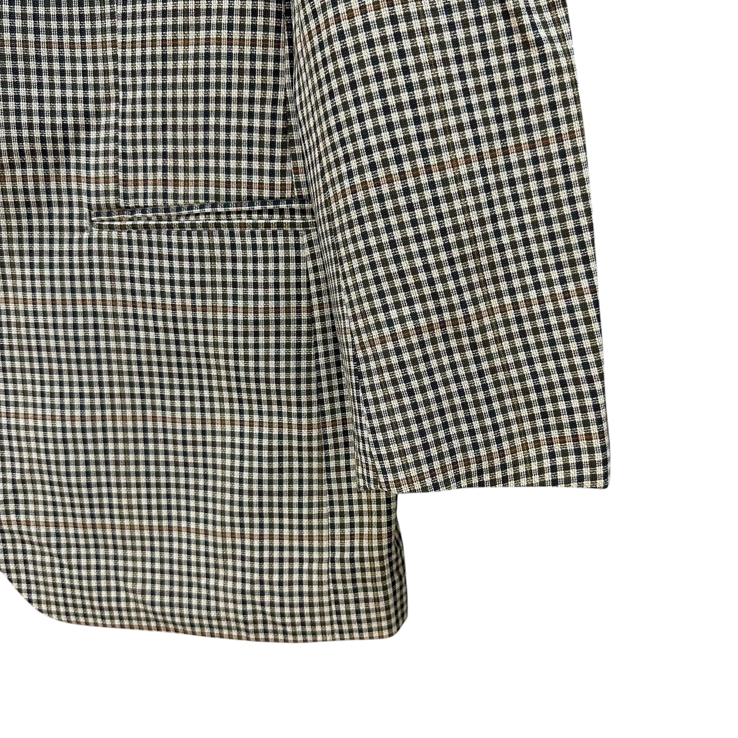 Burberry BURBERRY Small Check Wool Tailored Jacket Blazer #A73-1762 Size 40R - 5 Thumbnail