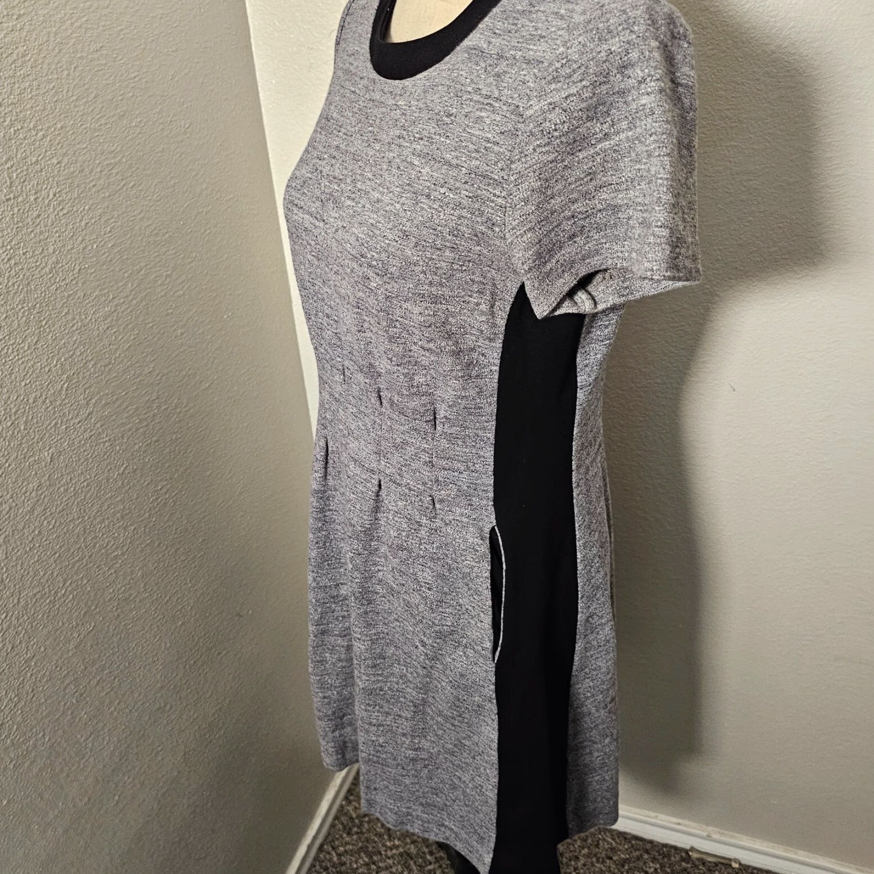 Madewell Madewell Dress Color Block Short Sleeve Fit and Flare Size 30" / US 8 / IT 44 - 2 Thumbnail