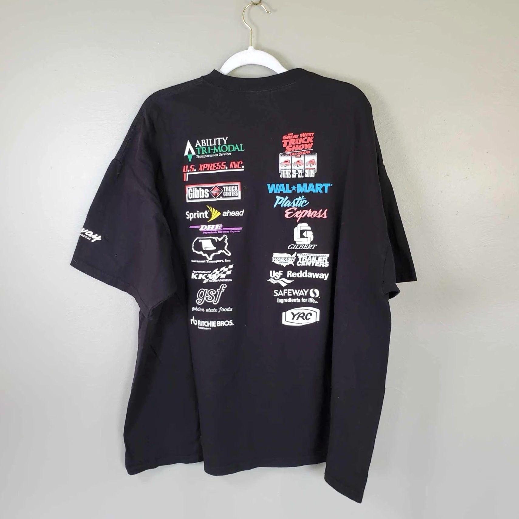 Port & Company Conway Trucking T Shirt Shifting Gears 2009 2XL Black Cotton Unisex Adults Logo Vintage Yes Trucking In N Out Y2K Size US XXL / EU 58 / 5 - 3 Thumbnail
