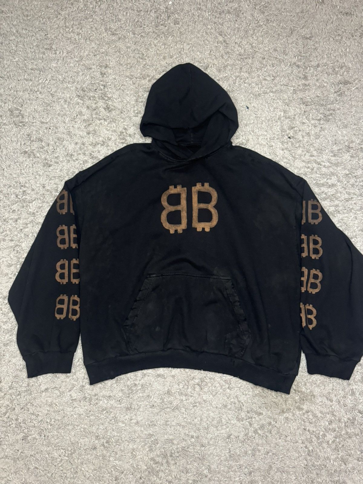 【BALENCIAGA】Crypto フーディ balenciaga crypto hoodie BB | eBay