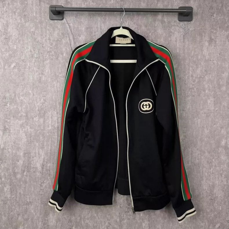 Gucci Gucci Double G red and green jacket Size US S / EU 44-46 / 1 - 1 Thumbnail