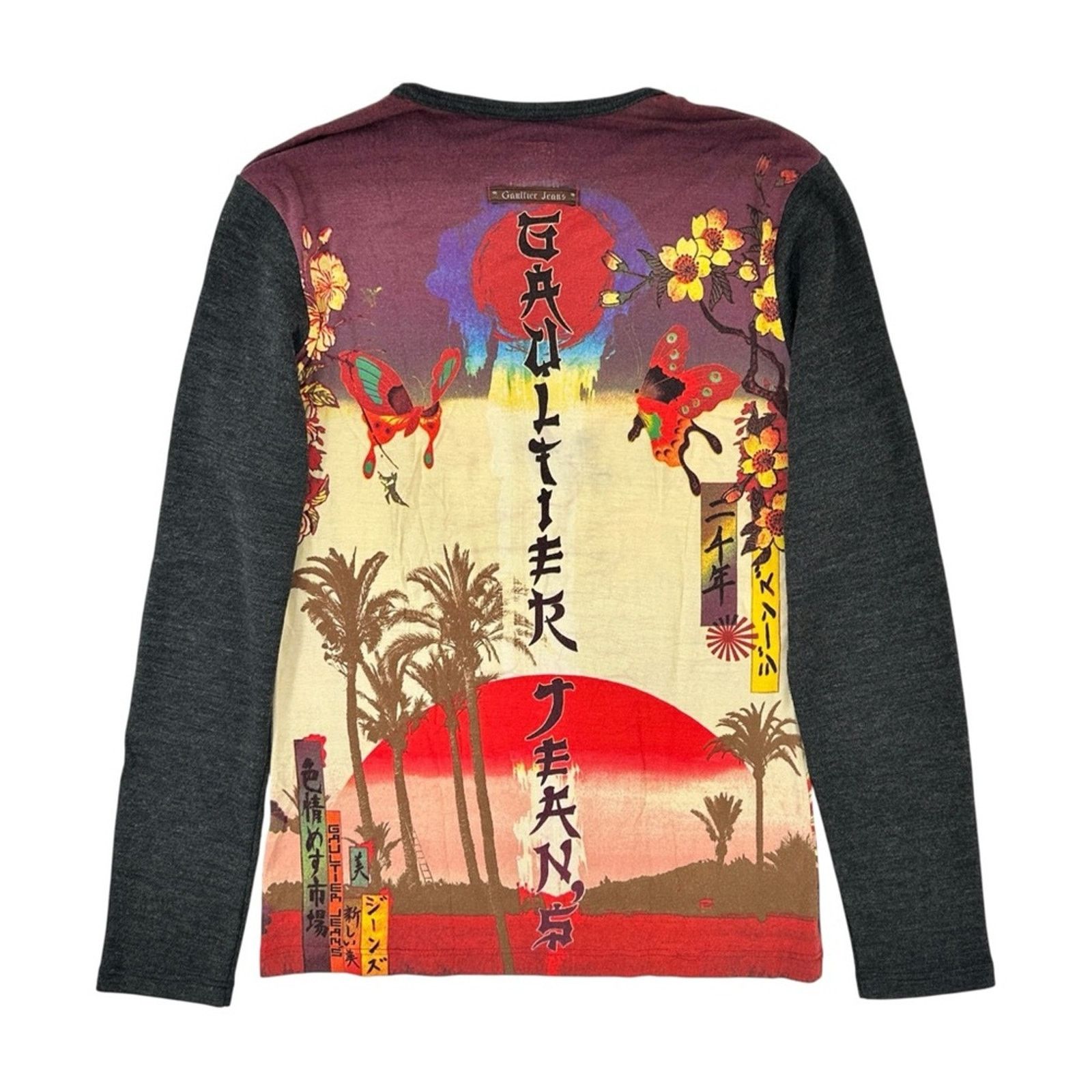 Jean Paul Gaultier Y2K Vintage Broken Venus Statue Bust Contrast L/S Top Size L / US 10 / IT 46 - 2 Thumbnail