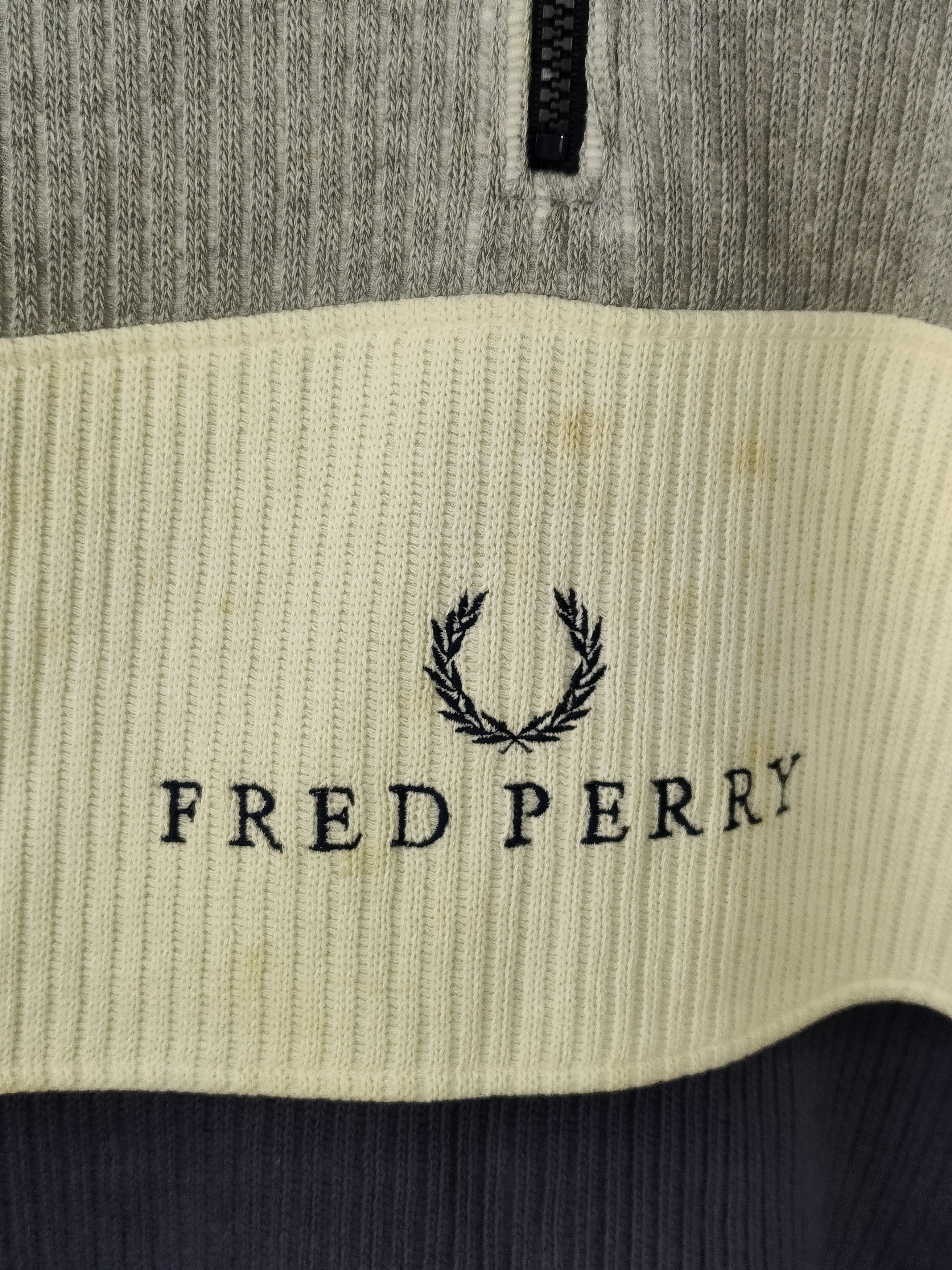 Fred Perry × Vintage Vintage Fred Perry Halfzip Sweater Size US M / EU 48-50 / 2 - 3 Thumbnail