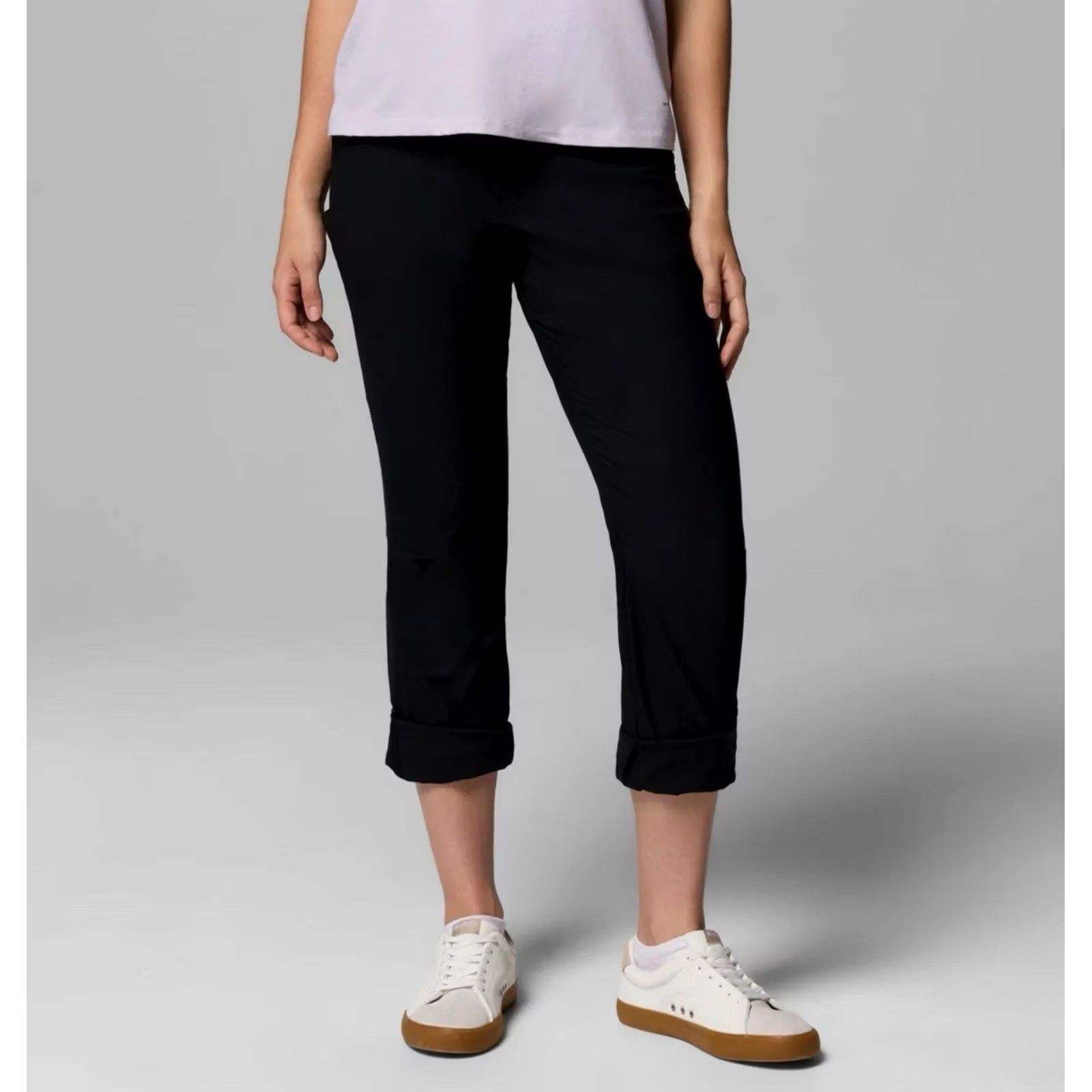 Vintage Columbia Pants Women Flat Front Chino Size 4 Regular Black Spring Fall Winter Summer Casual Size 27" / US 4 / IT 40 - 3 Thumbnail