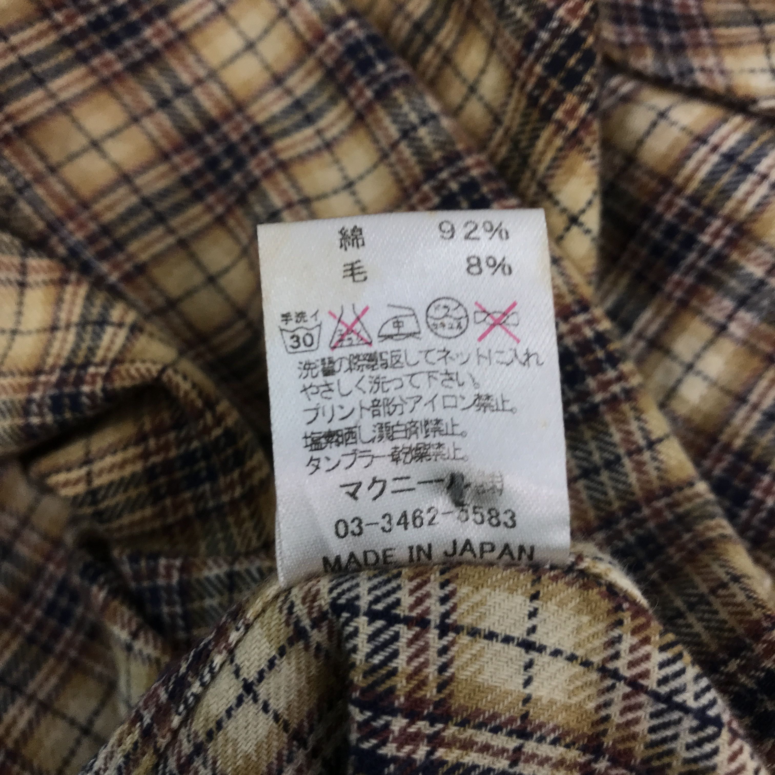 If Six Was Nine ROAR FLANNEL RUSTY STYLE PUNK BUTTON UP SHIRTS Size US M / EU 48-50 / 2 - 13 Thumbnail