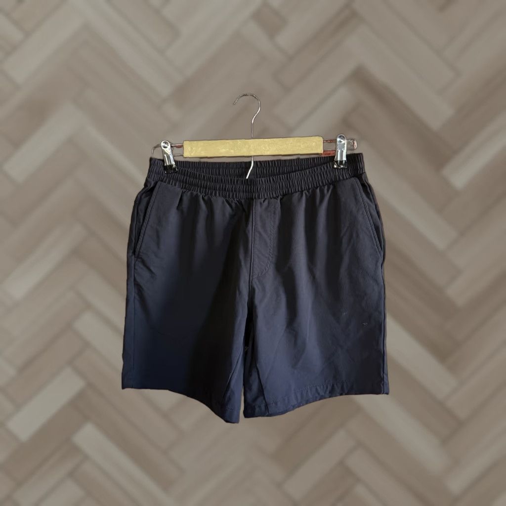 Vintage FLX Mens Black Chino Shorts Stretch Fit Drawstring Size S Regular Adult Mens Black Chino Shorts stretch drawstring FLX Size US 29 - 1 Thumbnail