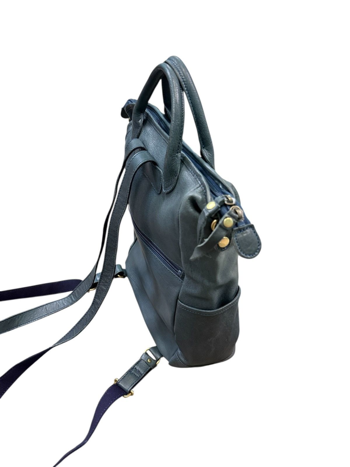 Japanese Brand KISSORA LEATHER BACKPACK Size ONE SIZE - 12 Thumbnail