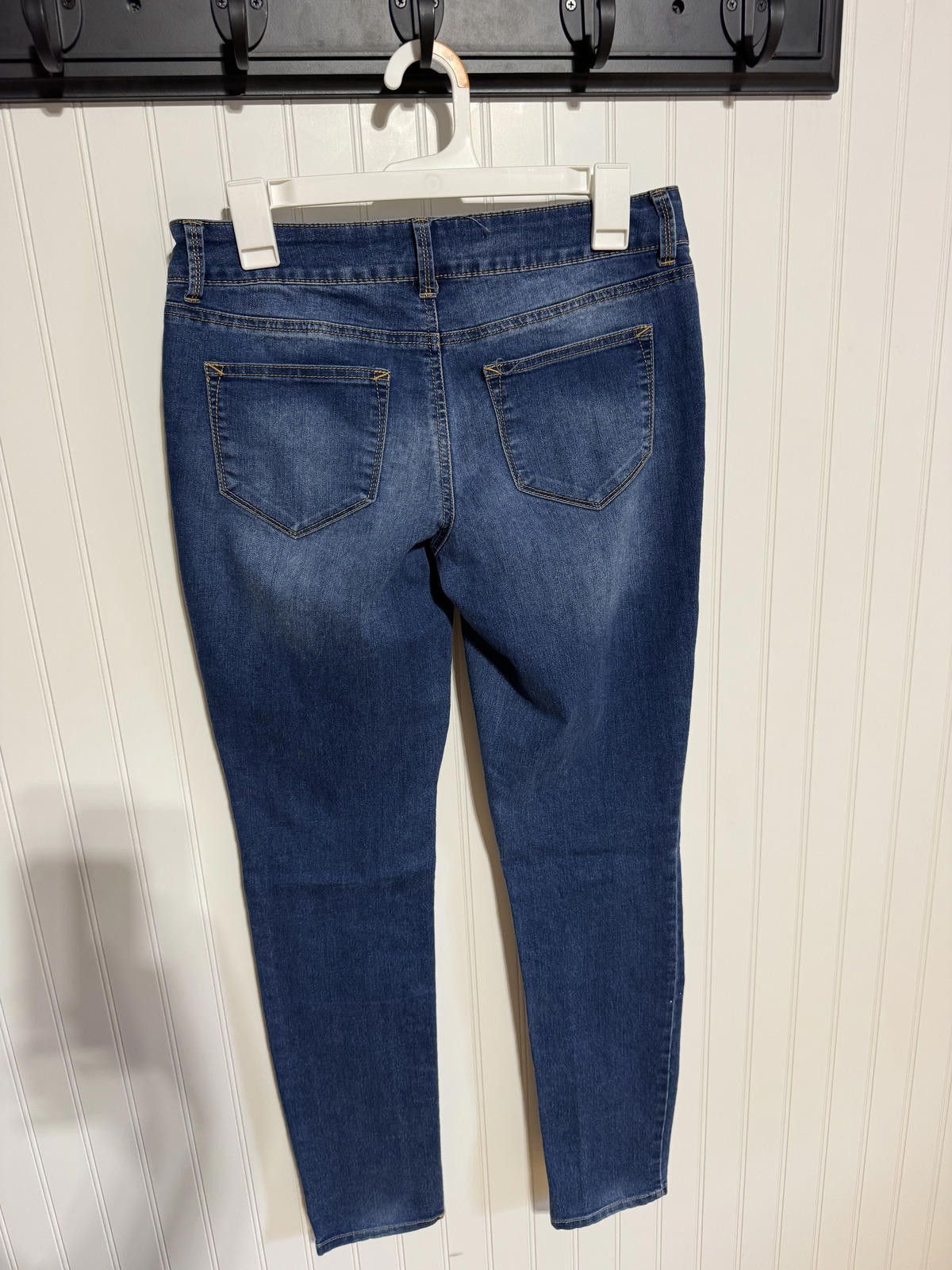 Other Maurices Women's Small Regular Dark Wash Distressed Jeans Size 28" / US 6 / IT 42 - 2 Thumbnail