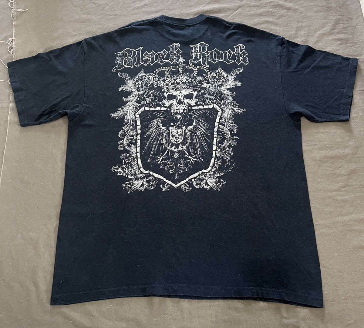 Vintage Y2K Black Rock skull Streetwear 3XL Graphic Fashion Tattoo Size US XXL / EU 58 / 5 - 2 Thumbnail