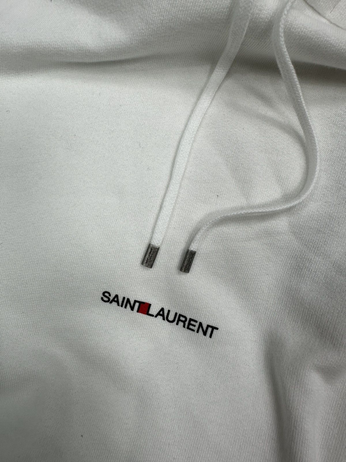 Saint Laurent Paris NEW Saint Laurent Hoodie White Small Logo Sizes S/L France Size US S / EU 44-46 / 1 - 3 Thumbnail