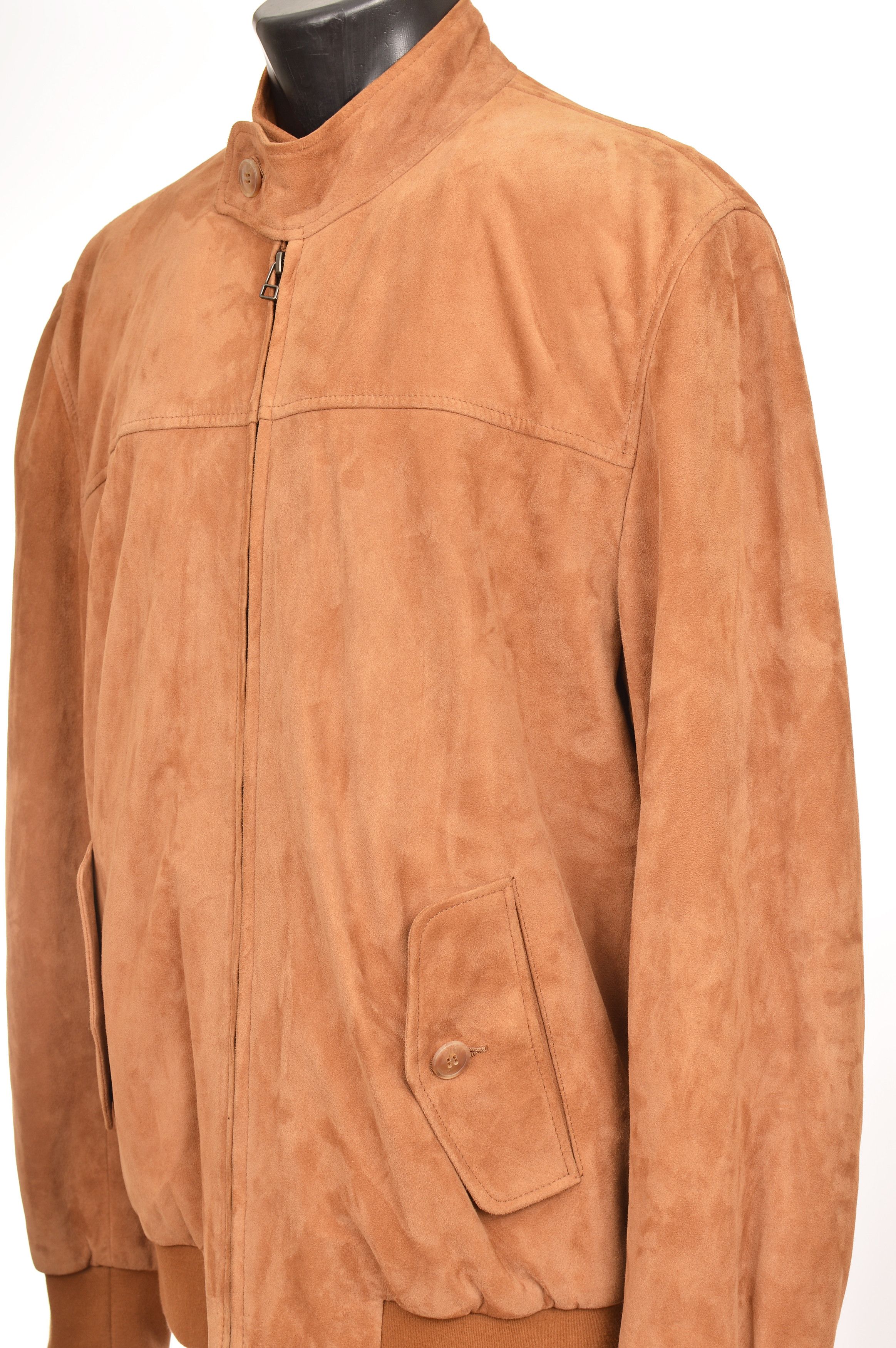 Leather DDP Les Tanneurs Marrakech Suede Leather Full-Zip Jacket Size US L / EU 52-54 / 3 - 2 Thumbnail