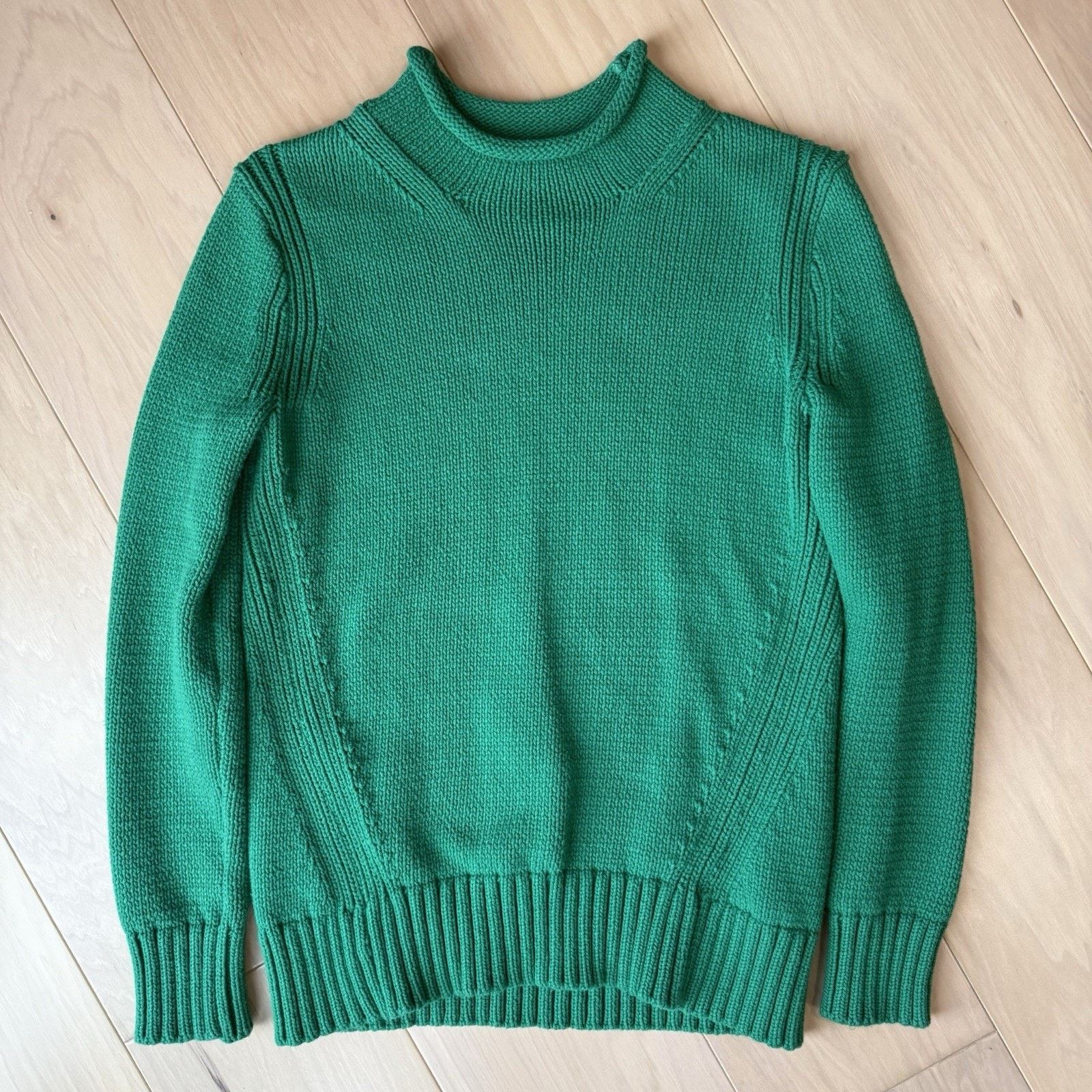 J.Crew J Crew Rollneck Sweater Women's XS Green Oarsman Minimalist Size XS / US 0-2 / IT 36-38 - 2 Thumbnail