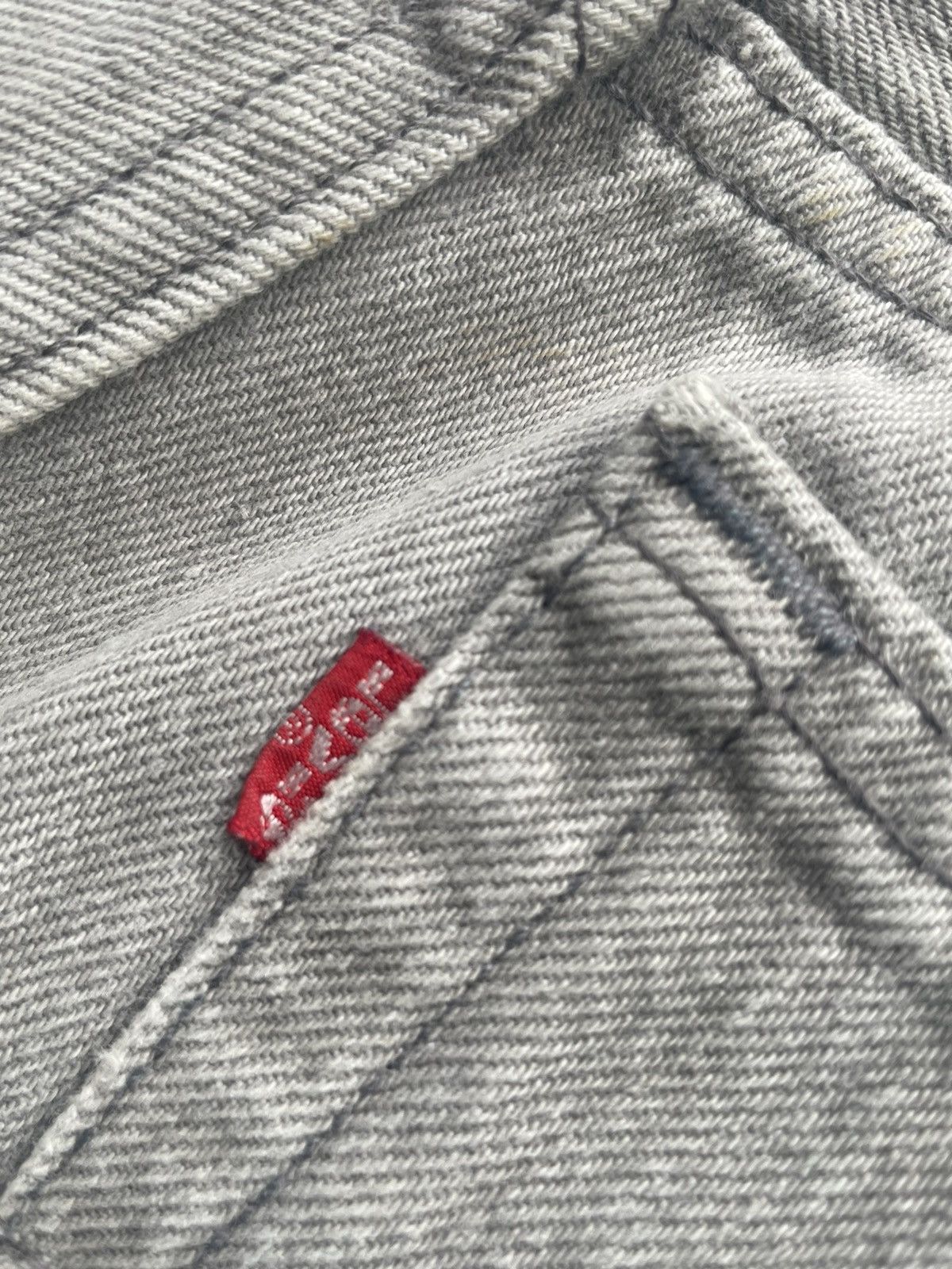 Levi's Vintage 1991 Levis 501 e Grey Faded Denim Size US 32 / EU 48 - 13 Thumbnail