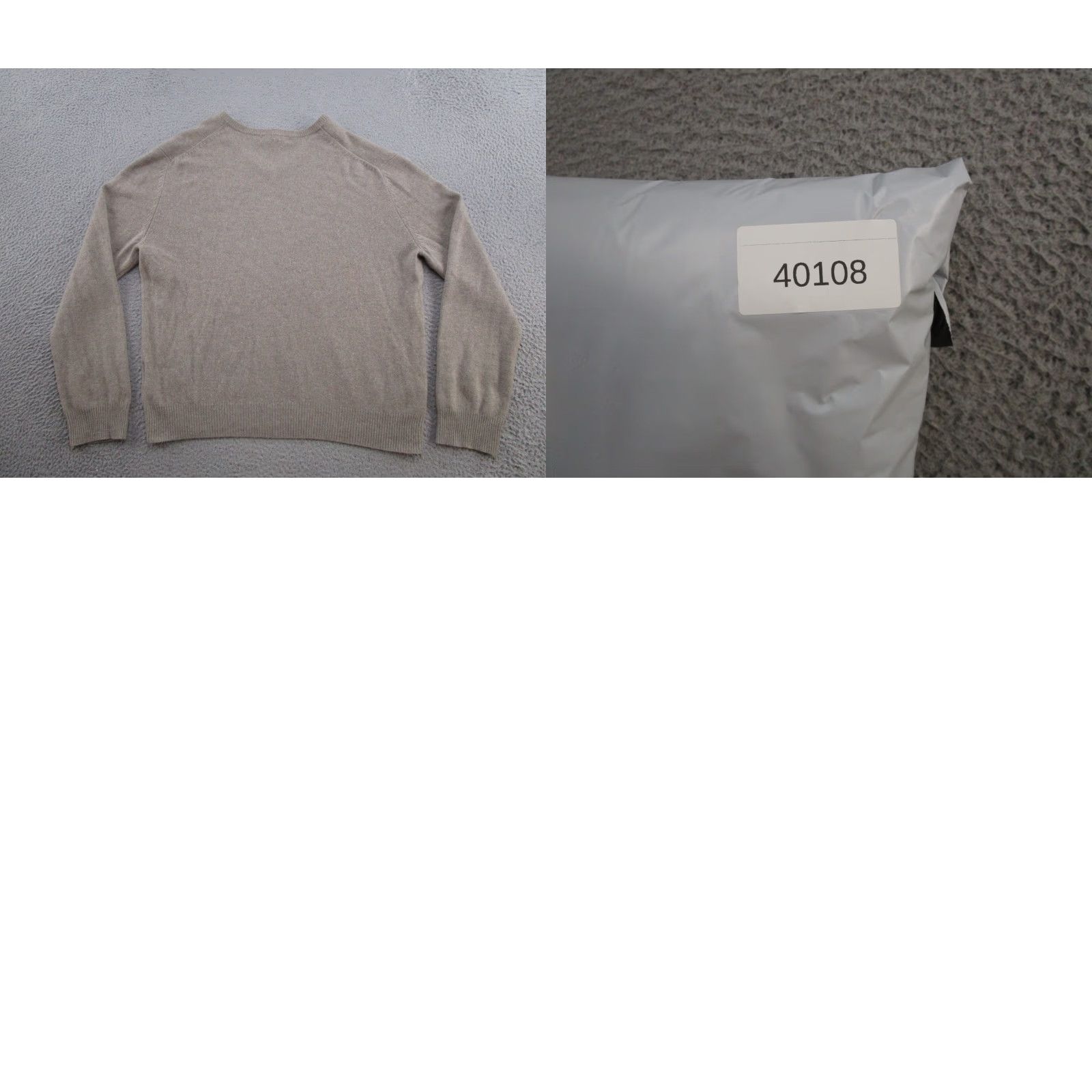 Gap GAP Mens V Neck Sweater Long Sleeve XL Brown 100% Cashmere Preppy Pullover Cardigan? Size US XL / EU 56 / 4 - 9 Thumbnail