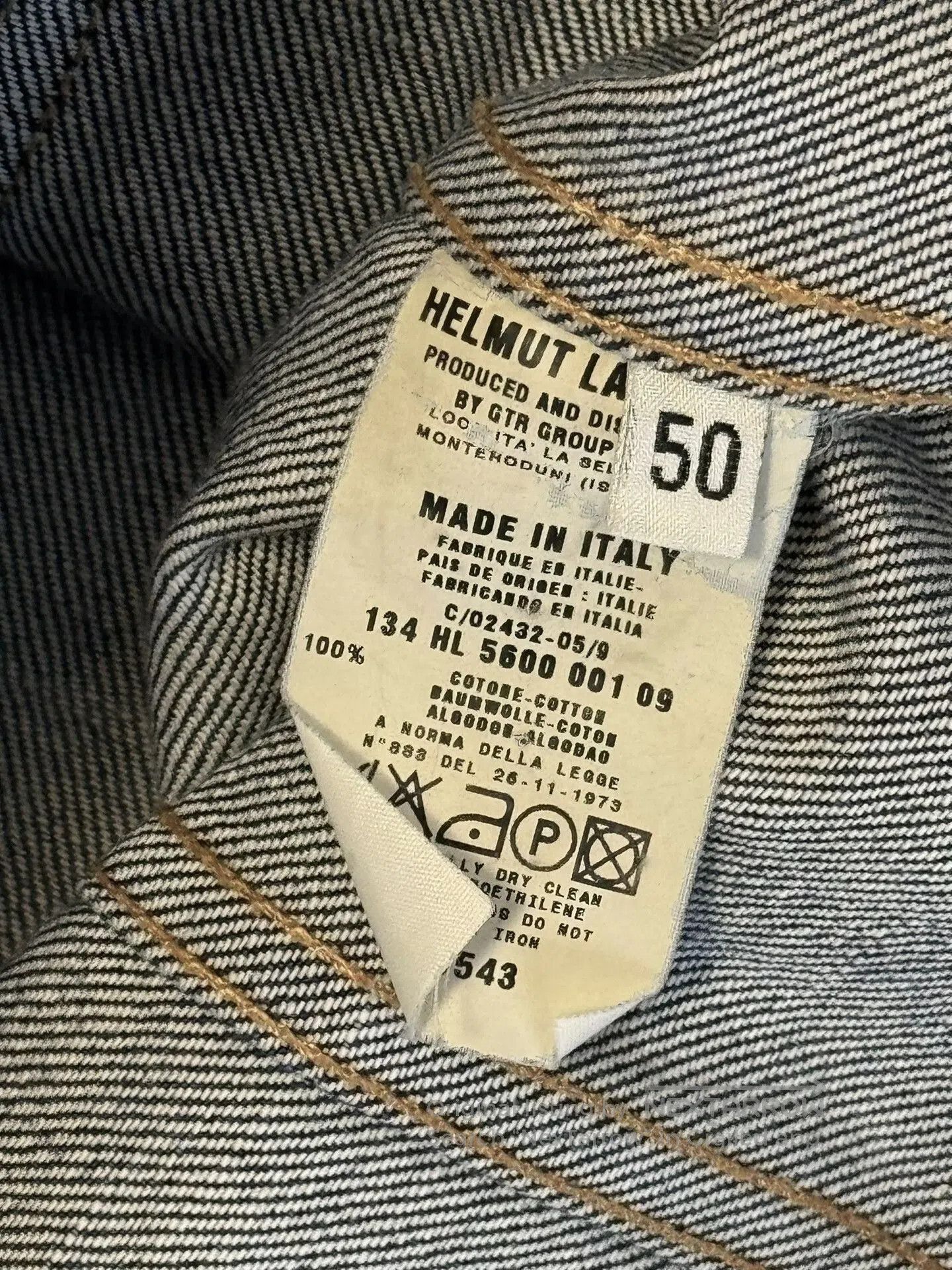 Helmut Lang Helmut Lang 1998 Single Pocket Denim Jacket. Size US M / EU 48-50 / 2 - 6 Thumbnail