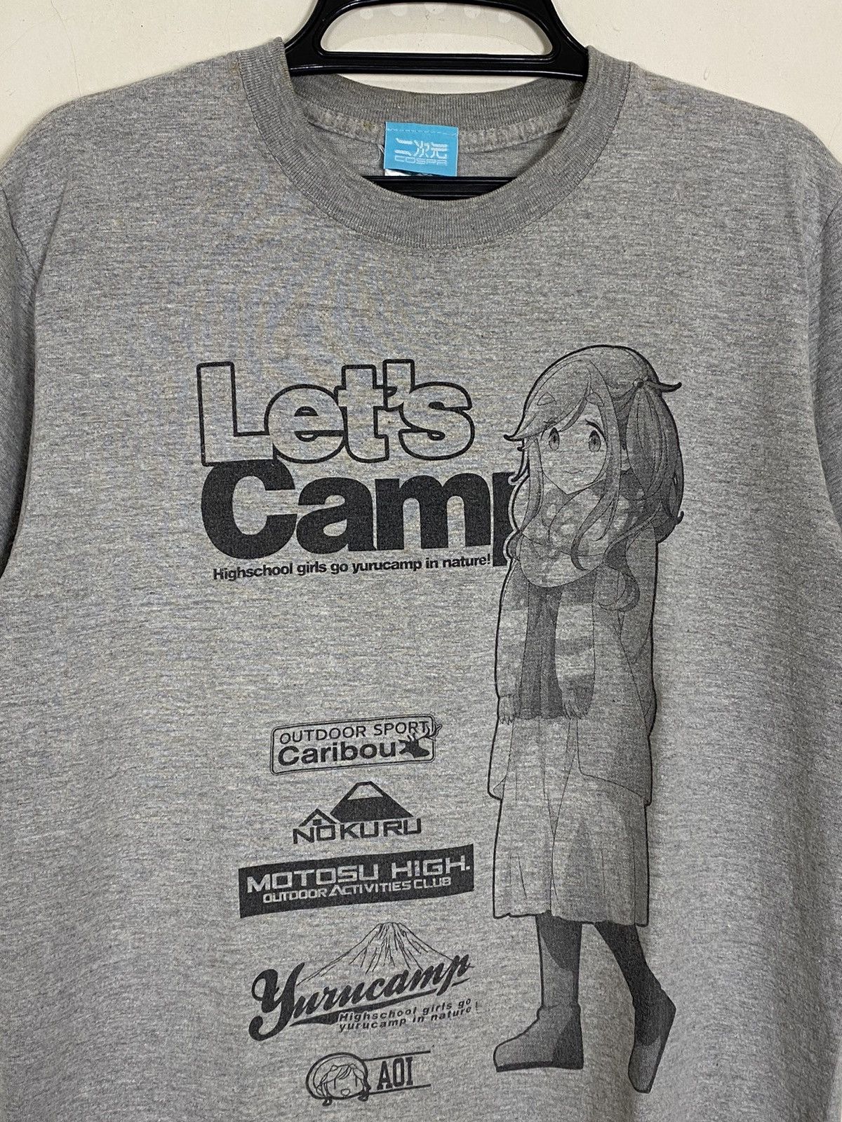 Anime Yurucamp Aoi Inuyama T-shirt Size US S / EU 44-46 / 1 - 3 Thumbnail