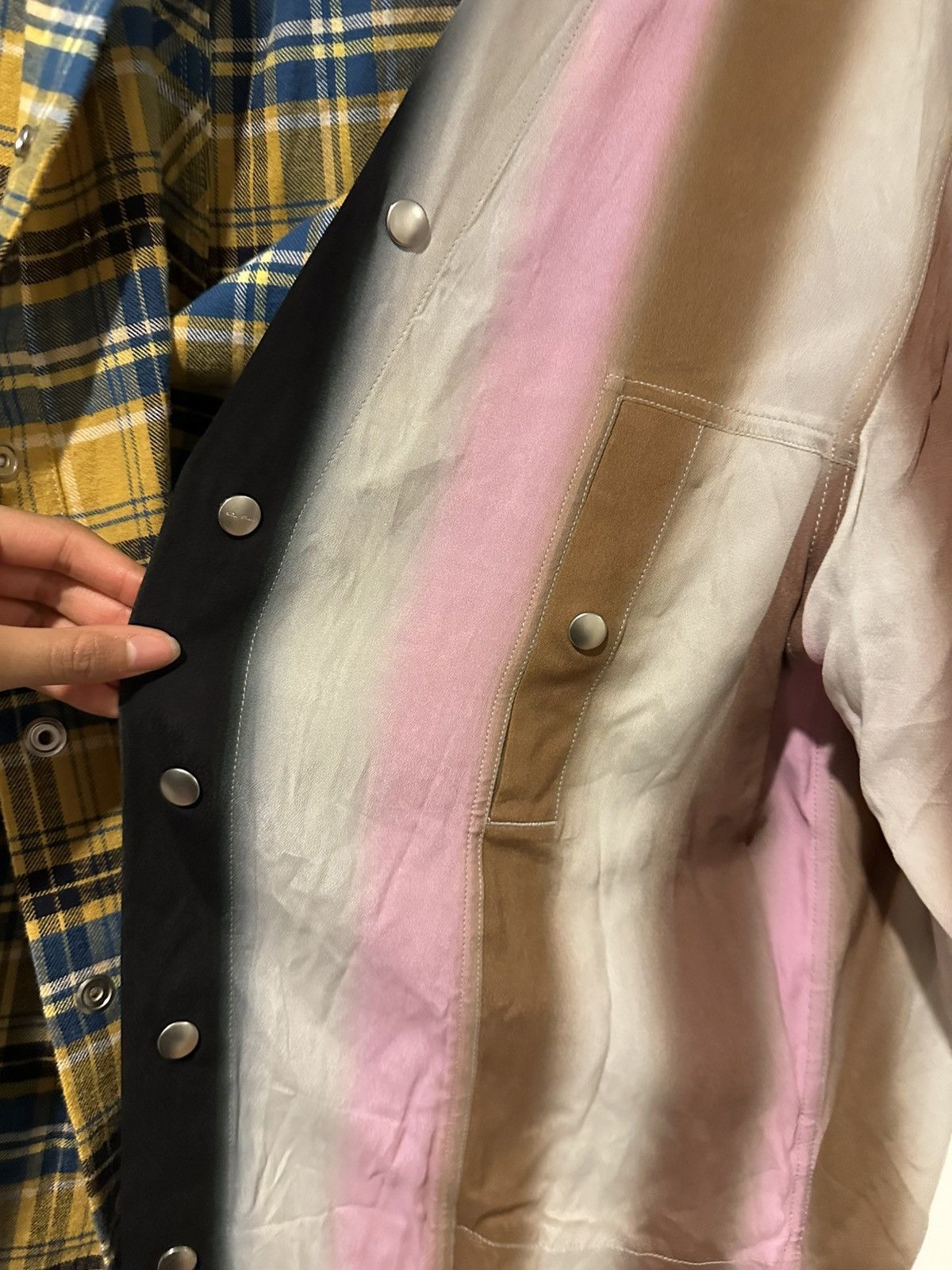 Rick Owens Rick owens FW21 plaid half flannel Size US L / EU 52-54 / 3 - 3 Thumbnail