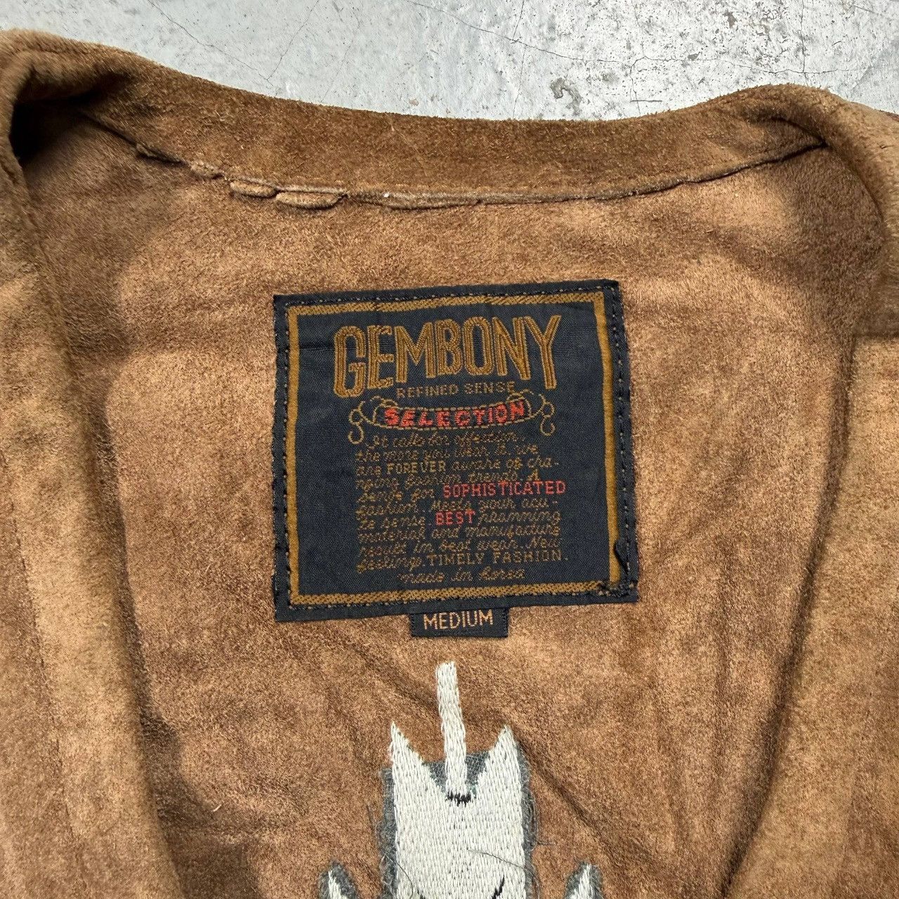 Other Vintage Gembony Suede Leather Southwestern Western Vest Size US M / EU 48-50 / 2 - 7 Thumbnail