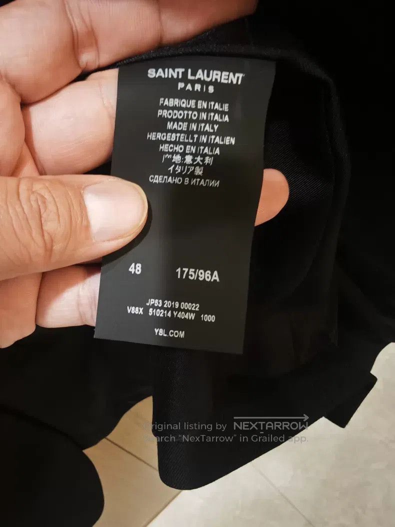 Saint Laurent Paris Saint Laurent Paris Classic notch lapel suit i Size US M / EU 48-50 / 2 - 4 Thumbnail