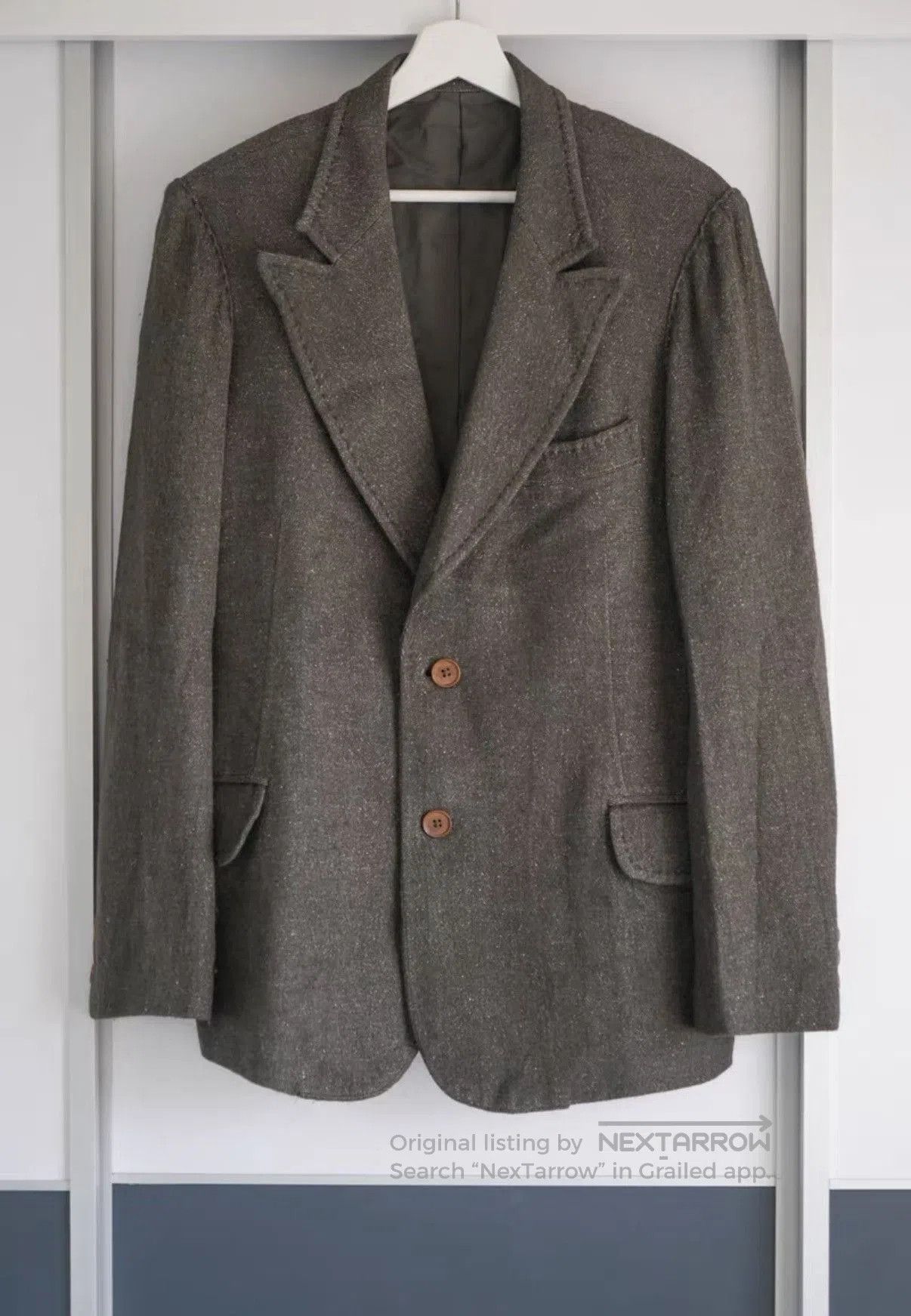 Yohji Yamamoto Brown Single. Size US M / EU 48-50 / 2 - 1 Thumbnail